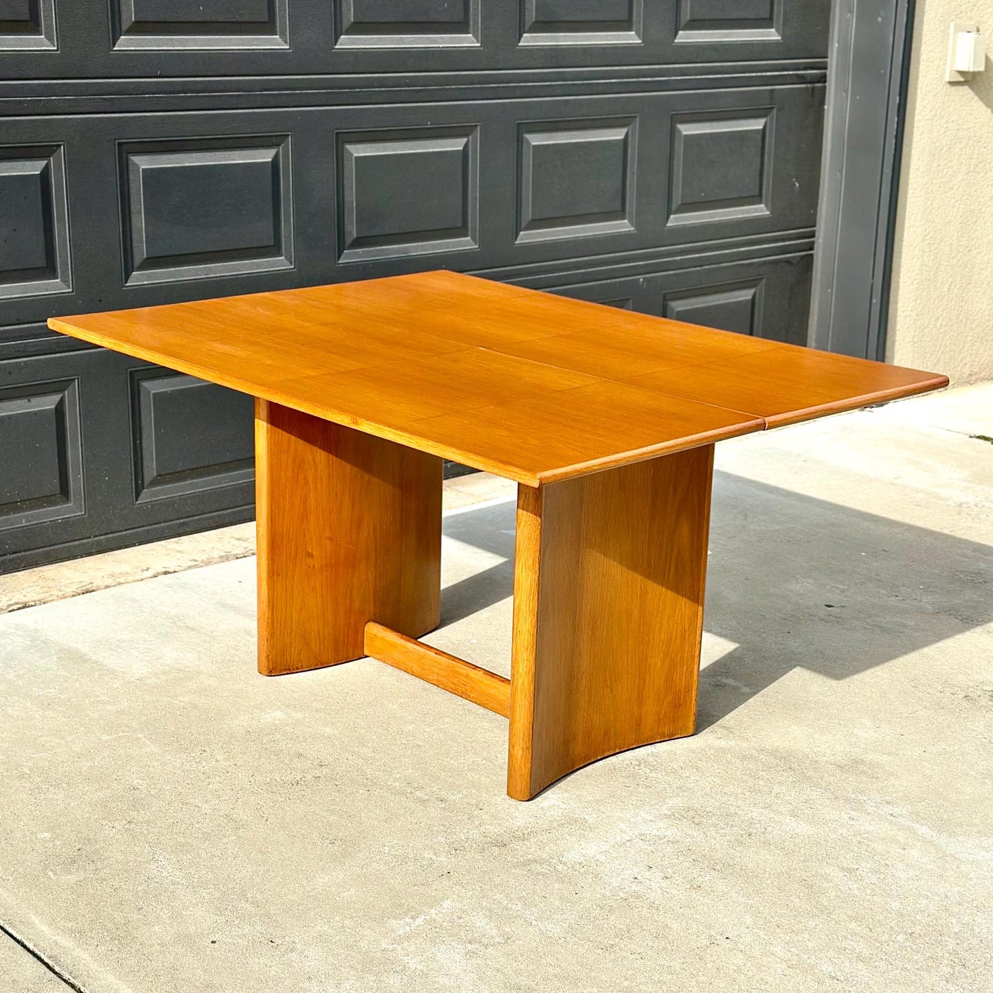 Vintage Scandinavian Teak Extendable Dining Table & Console