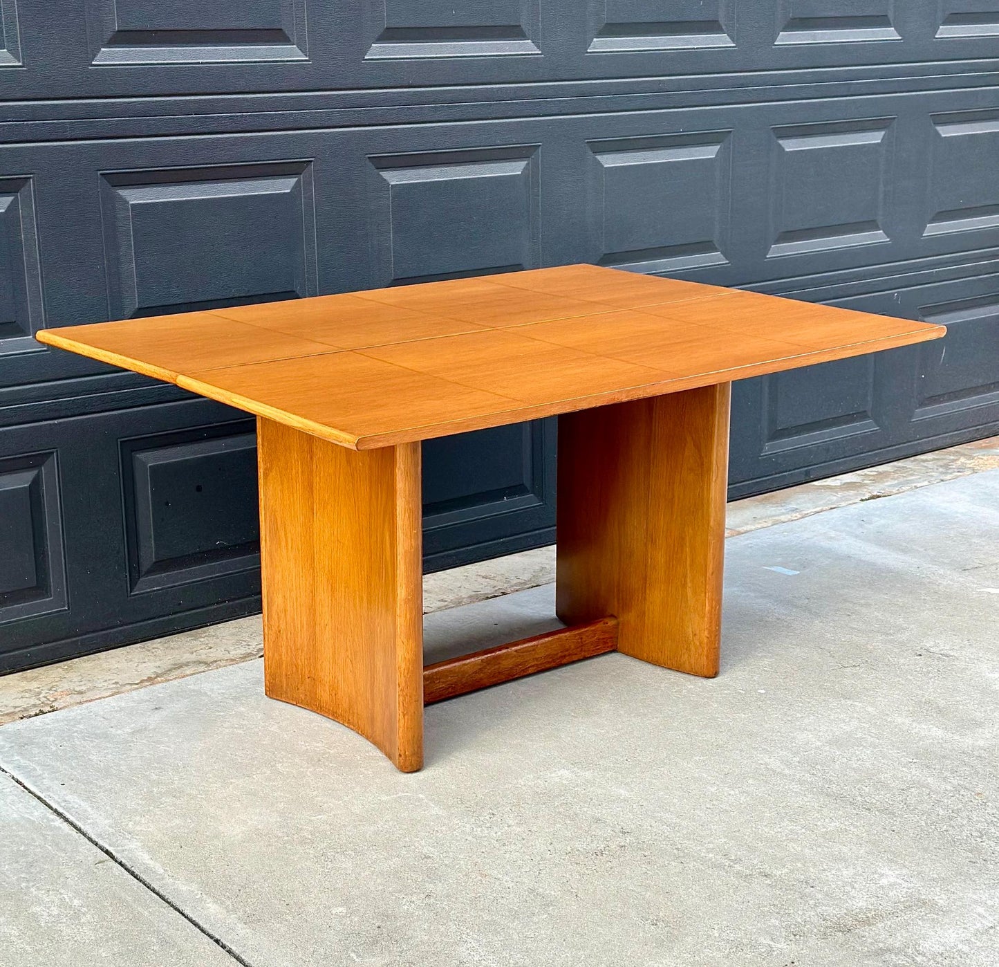Vintage Scandinavian Teak Extendable Dining Table & Console