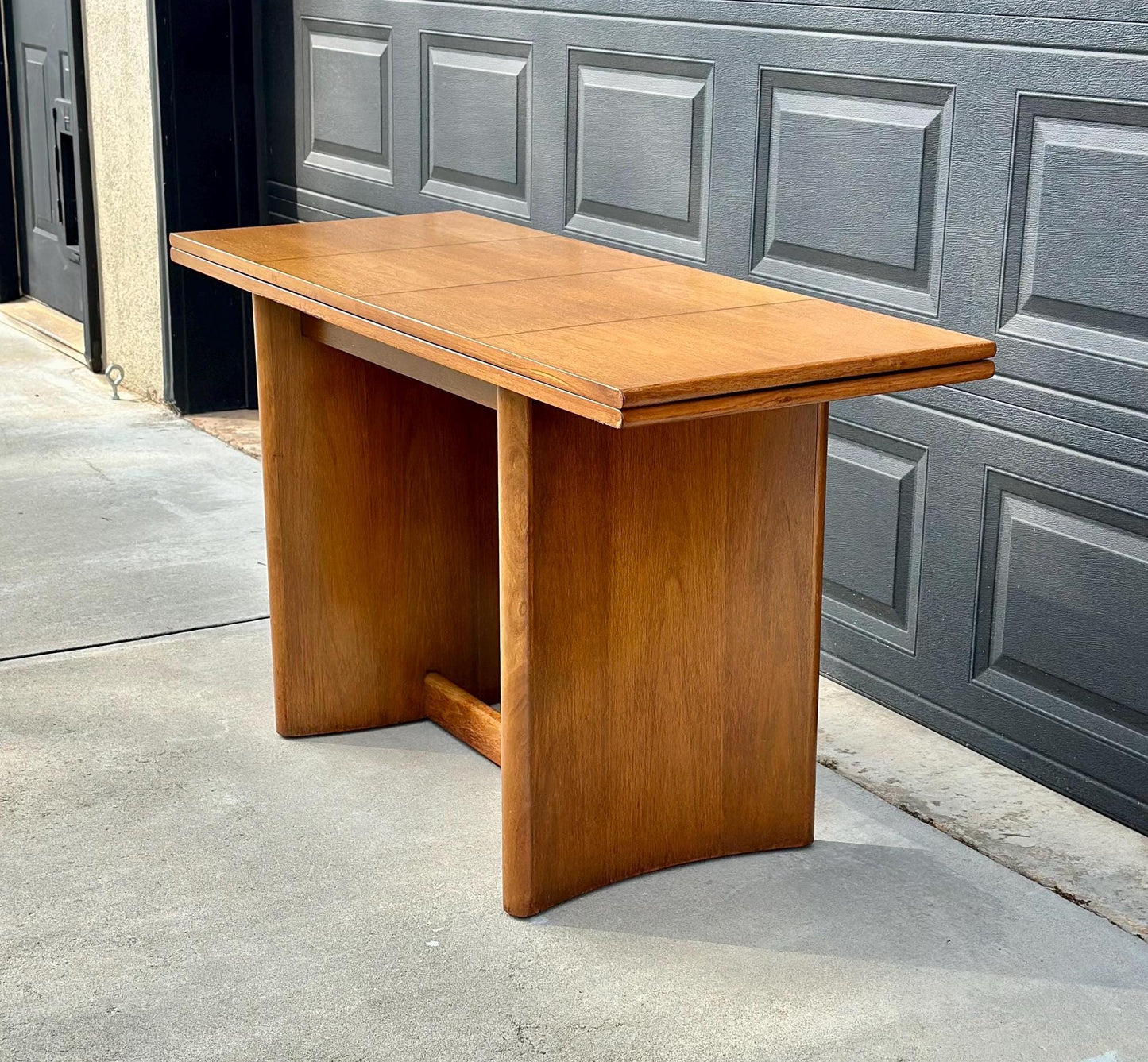 Vintage Scandinavian Teak Extendable Dining Table & Console