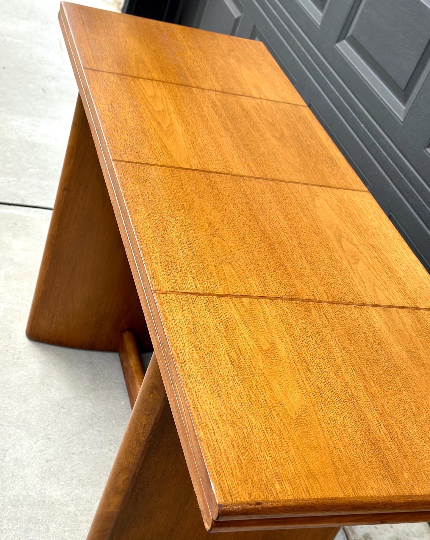 Vintage Scandinavian Teak Extendable Dining Table & Console