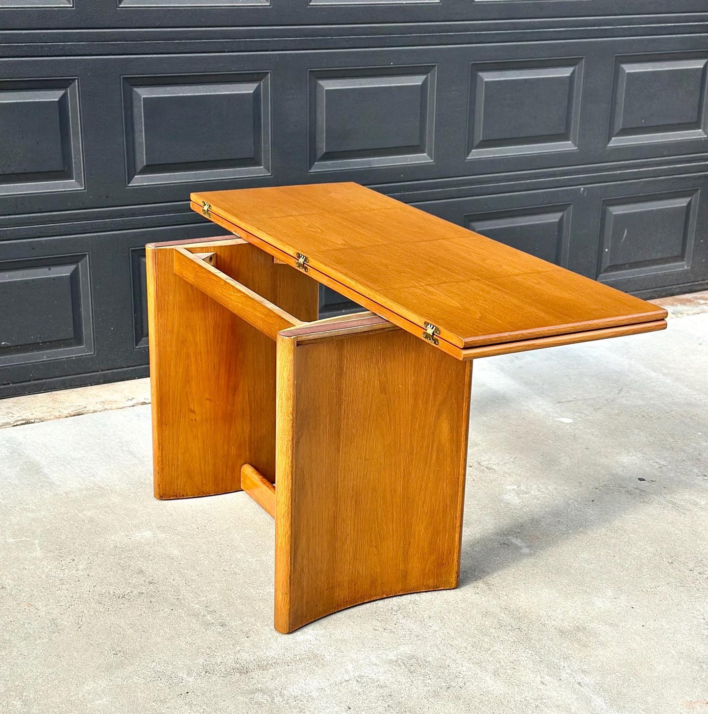 Vintage Scandinavian Teak Extendable Dining Table & Console