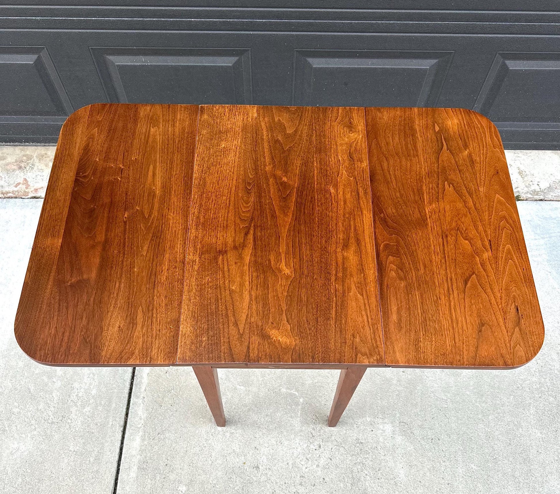 Antique Solid Cherry Sheraton Style Pembroke Drop Leaf Table