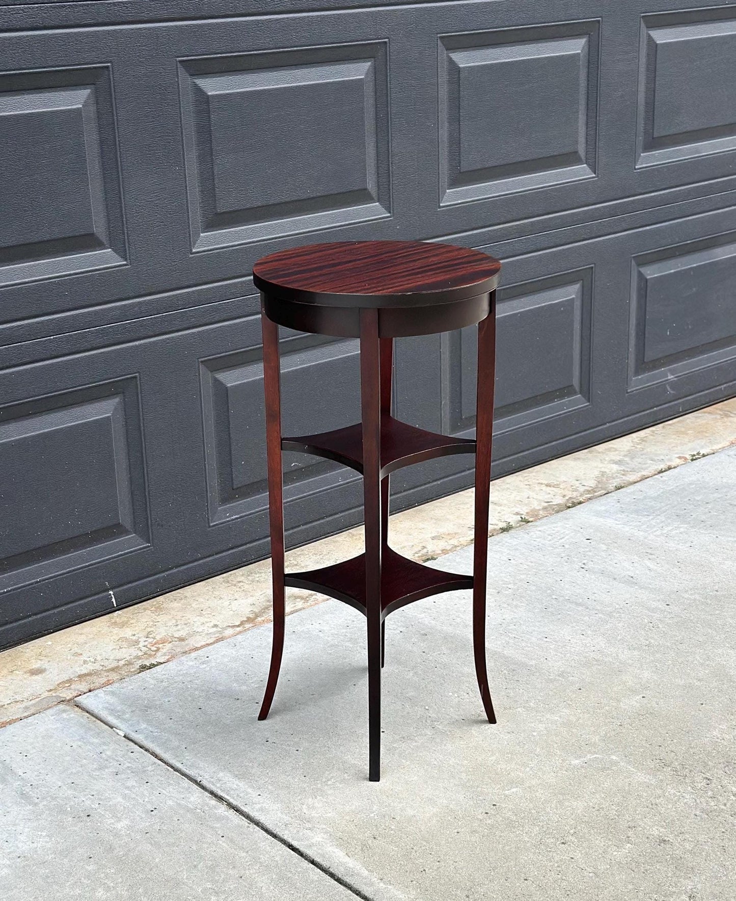 Vintage 1950's Three Tier Mahogany Side Table