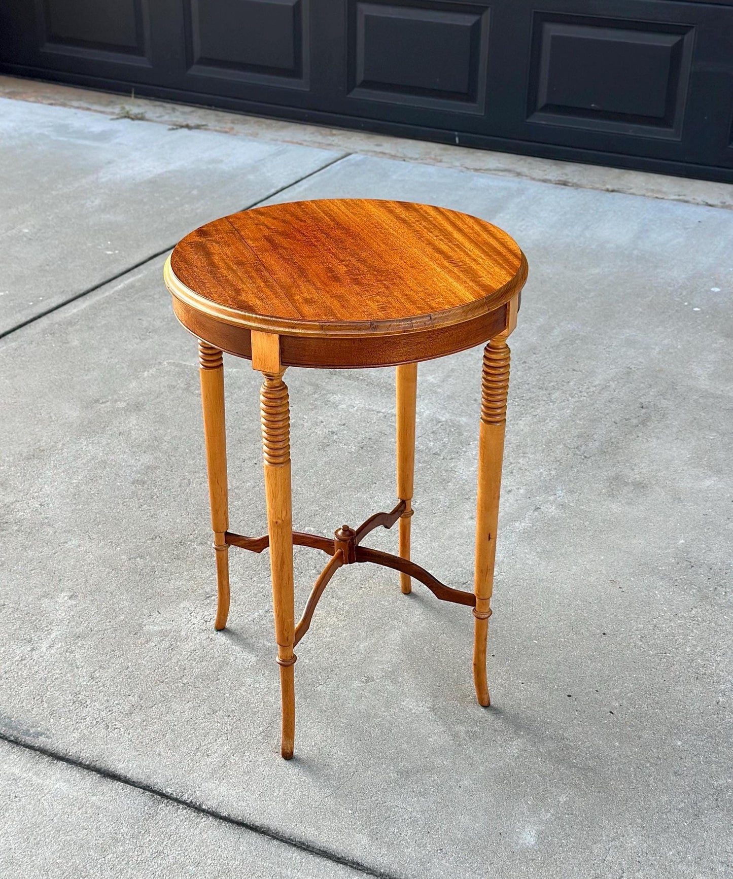 Antique 1890's Louis XVI Maple Side Table