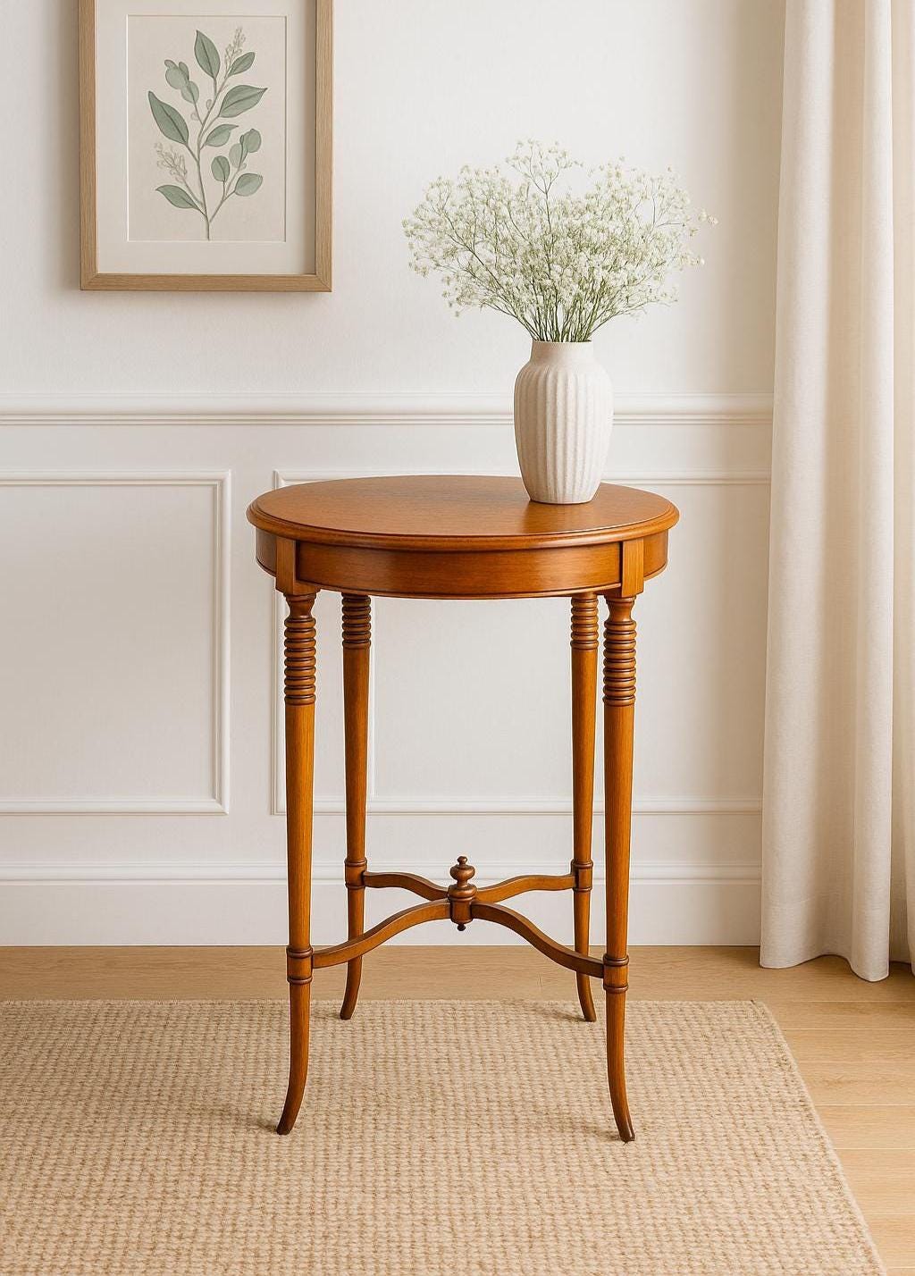 Antique 1890's Louis XVI Maple Side Table