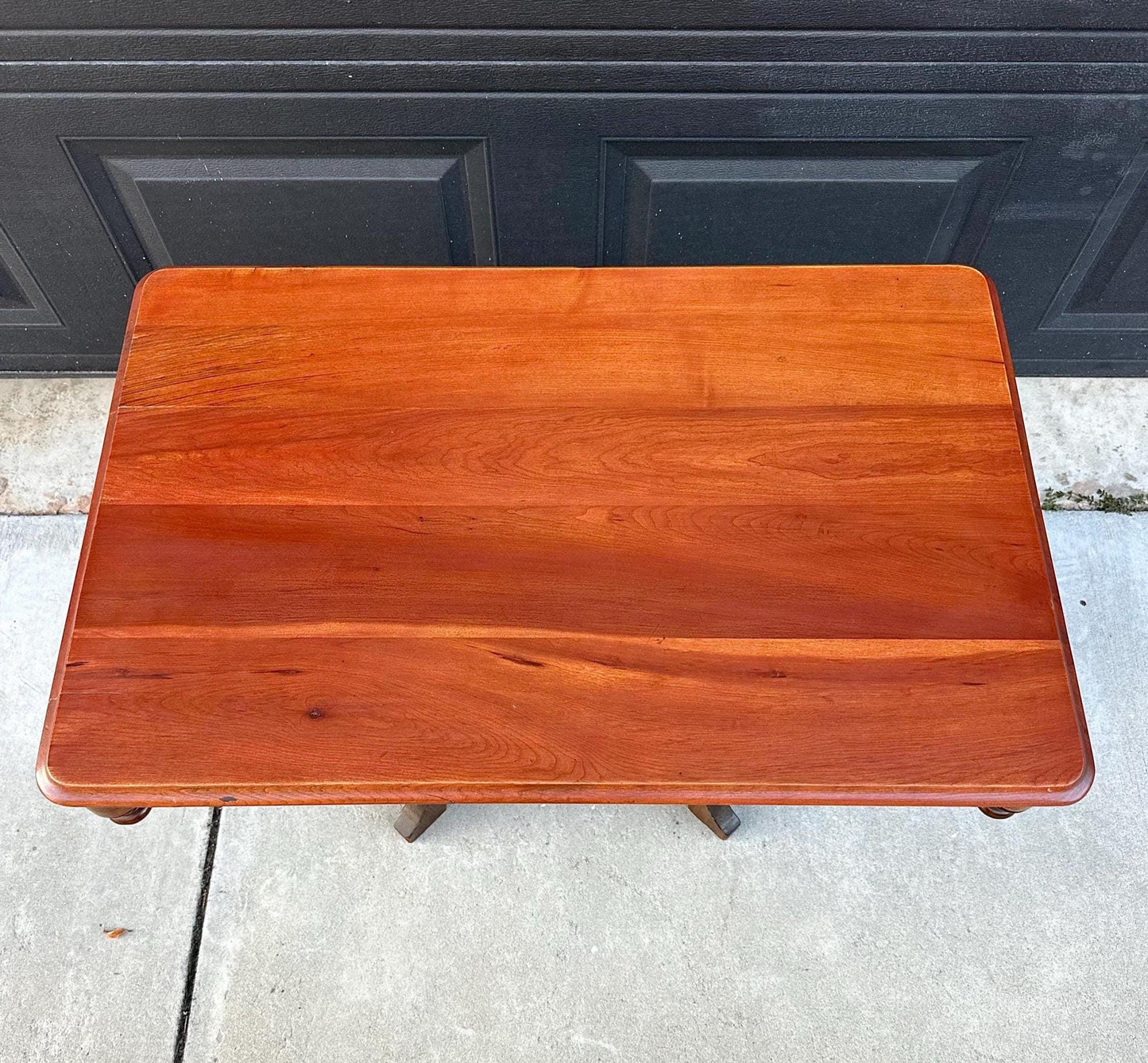 Antique Late 1800's Victorian Maple & Oak Wood Coffee Table