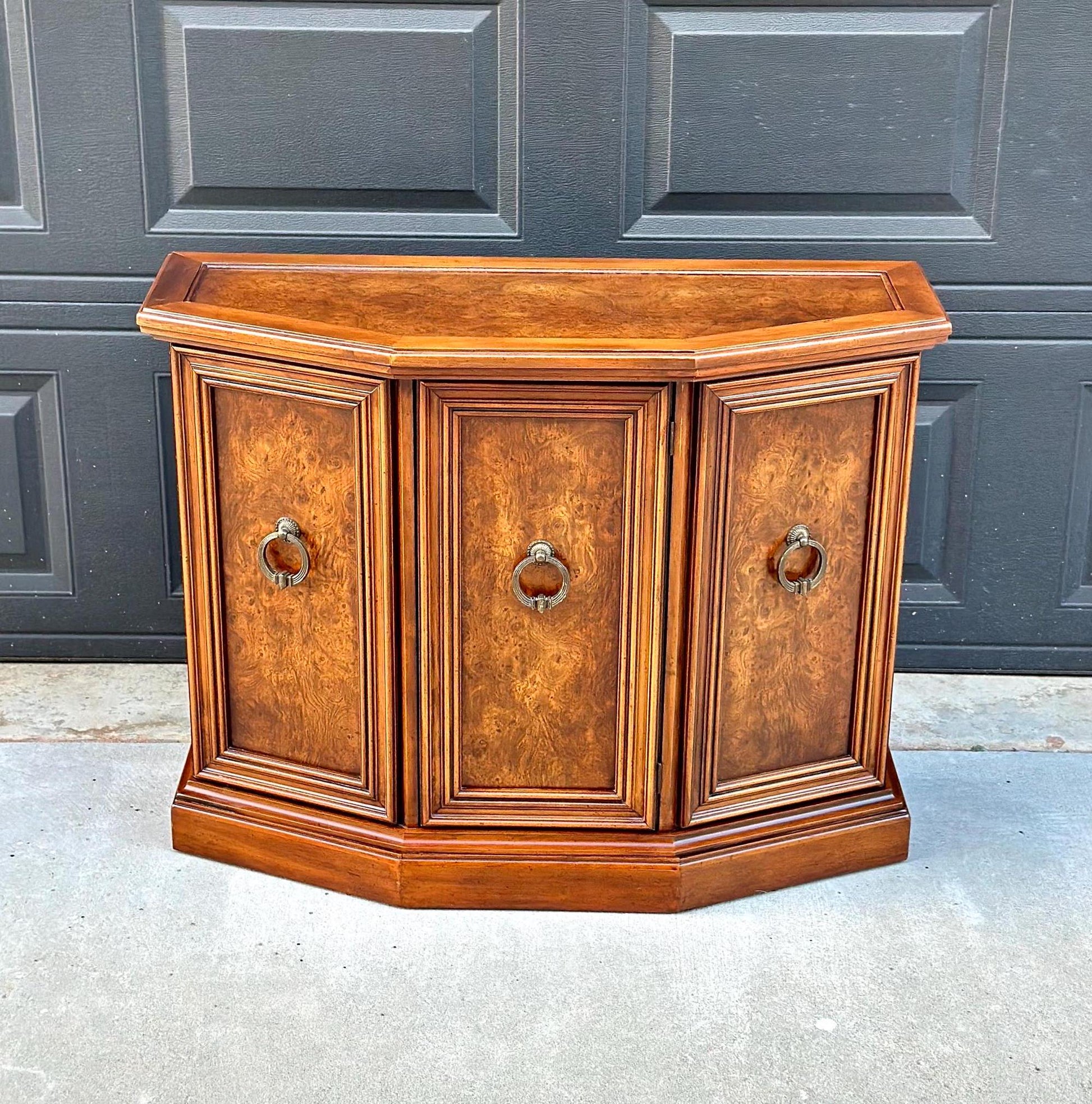 Vintage Single Door Storage Console Cabinet