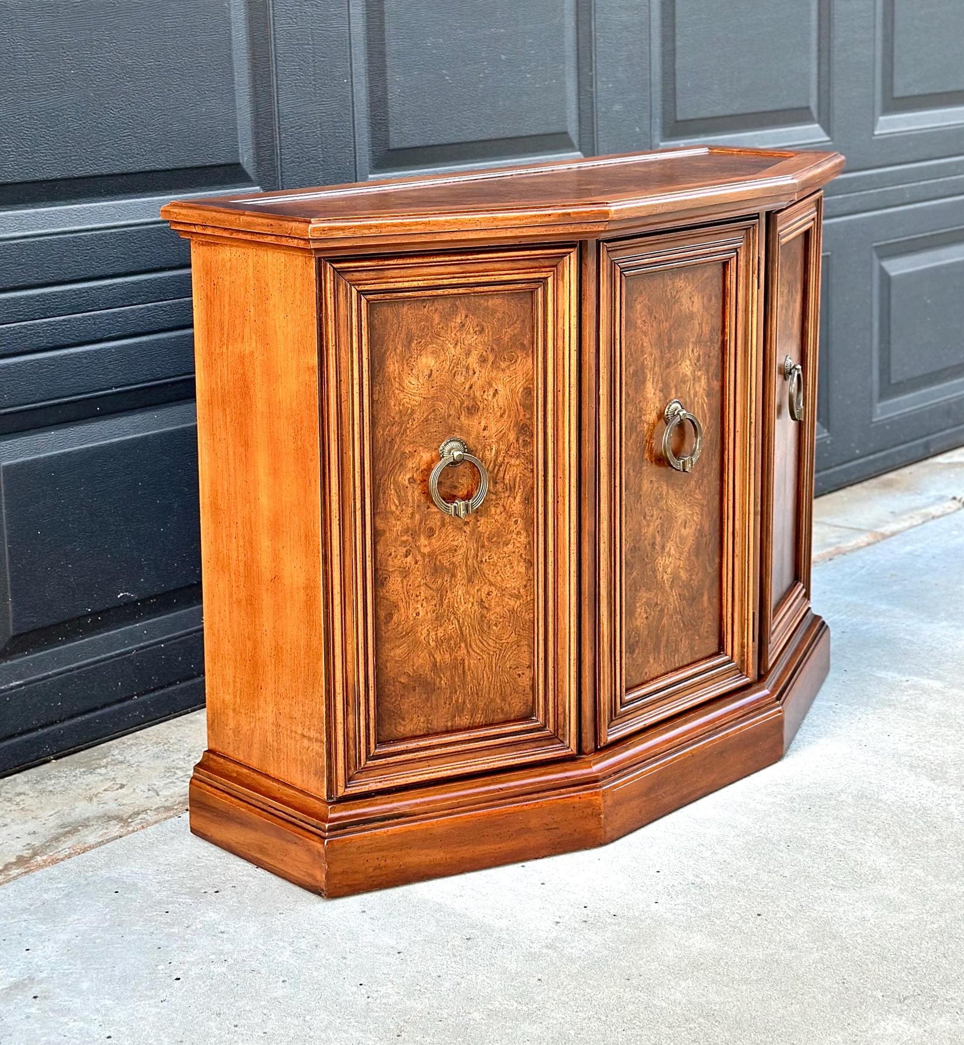 Vintage Single Door Storage Console Cabinet