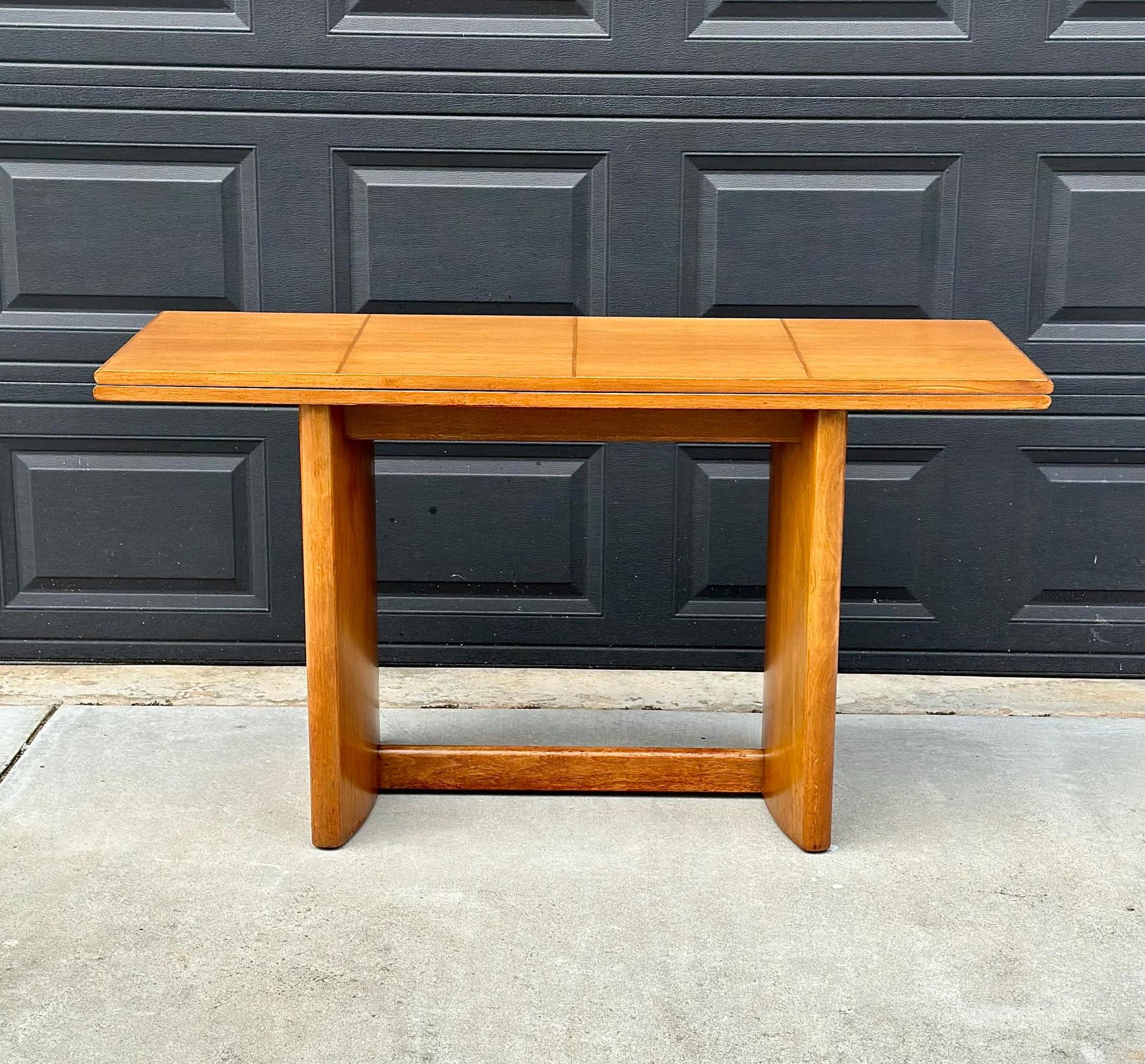 Vintage Scandinavian Teak Extendable Dining Table & Console