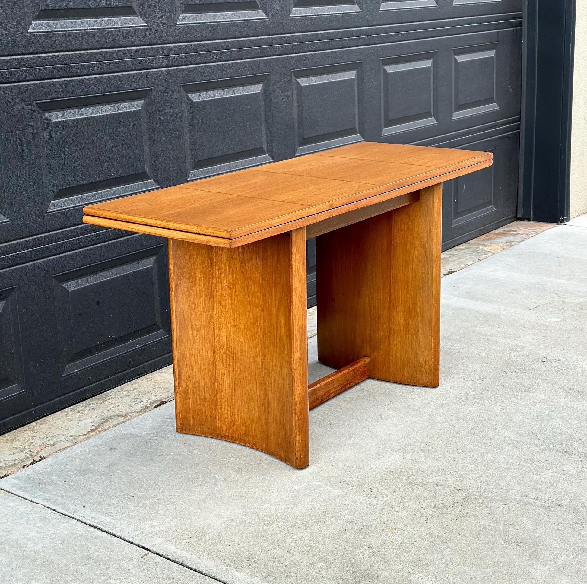 Vintage Scandinavian Teak Extendable Dining Table & Console