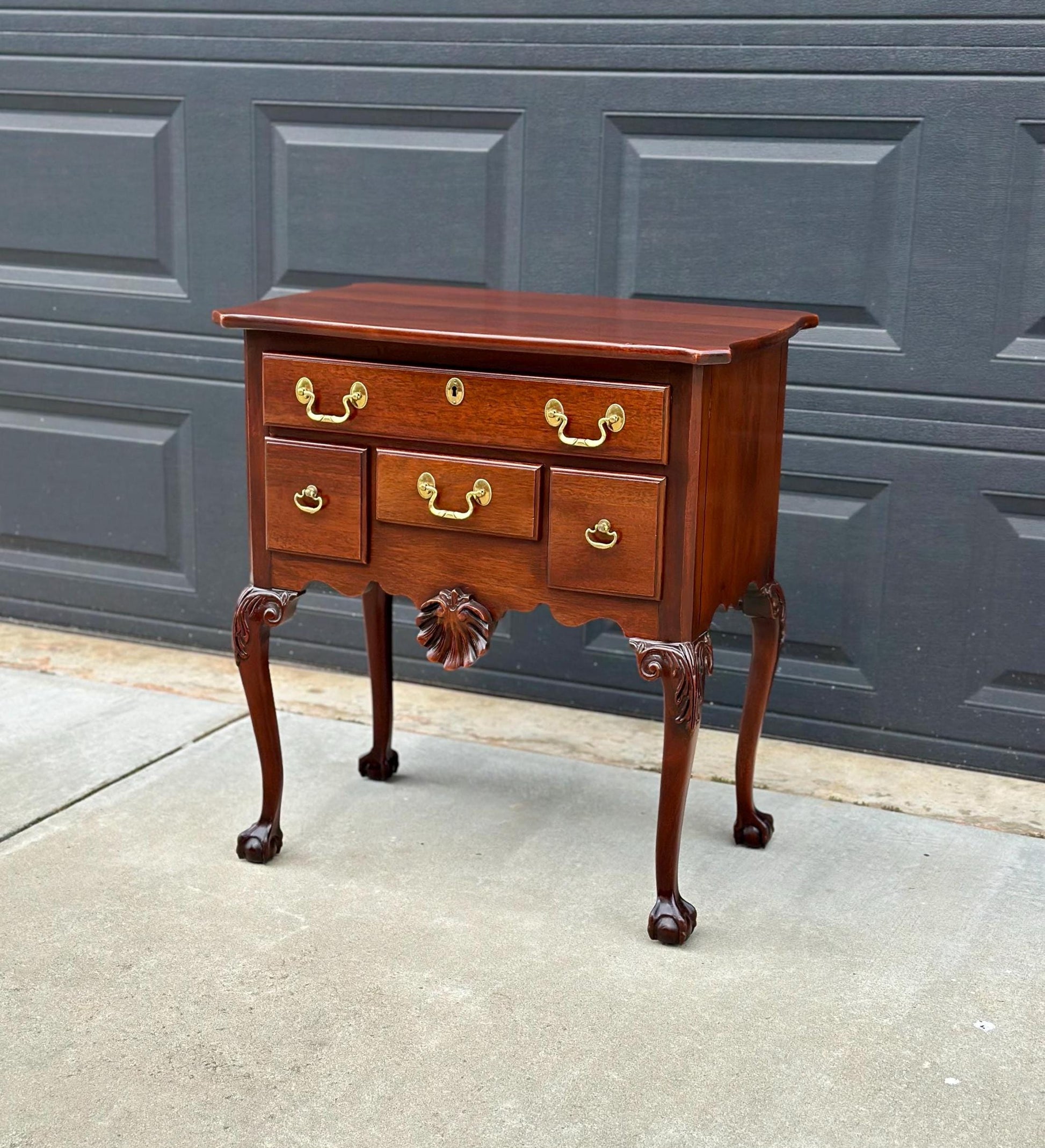 Vintage Link Taylor Mahogany Ball & Claw Lowboy Chest