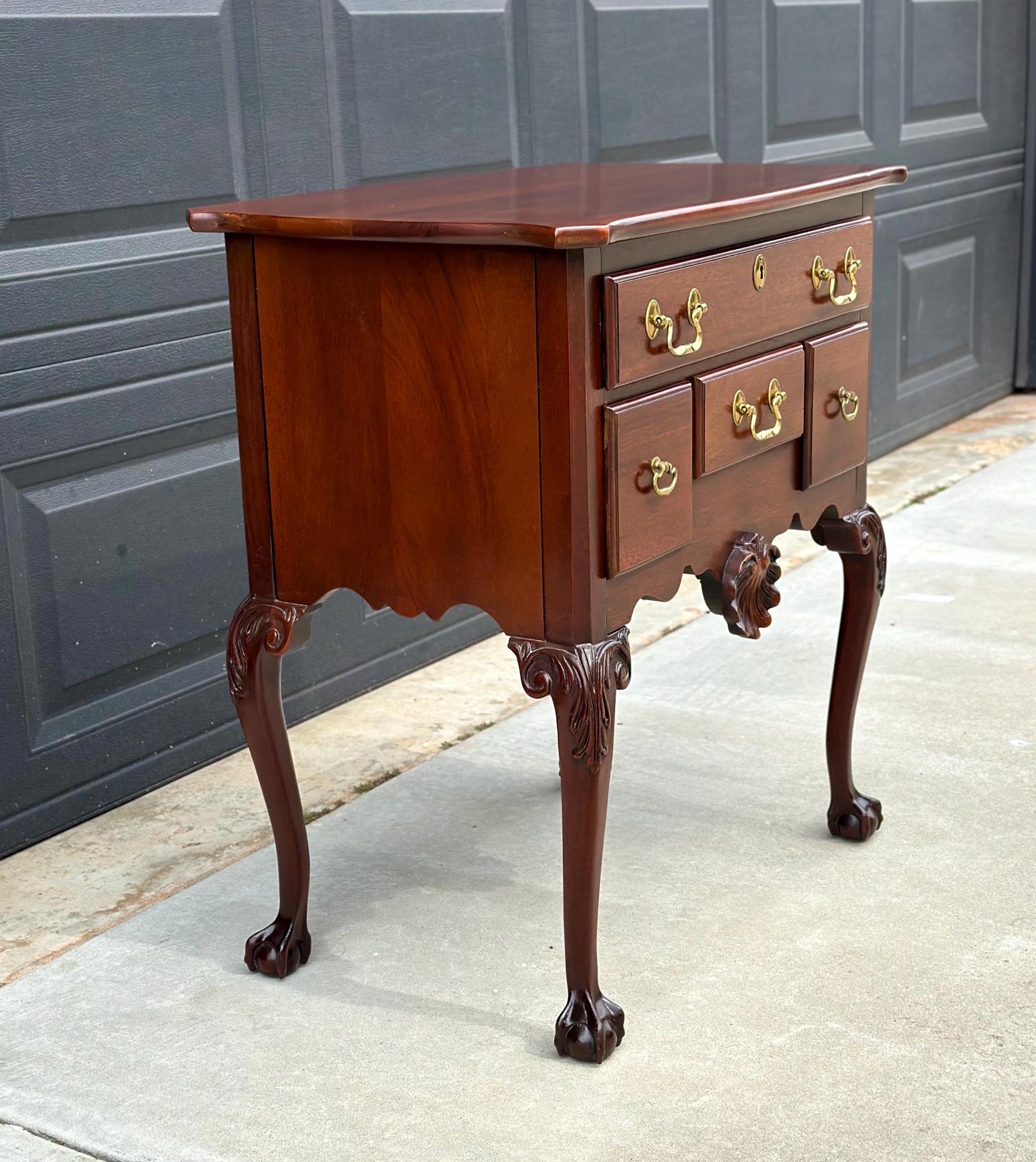 Vintage Link Taylor Mahogany Ball & Claw Lowboy Chest