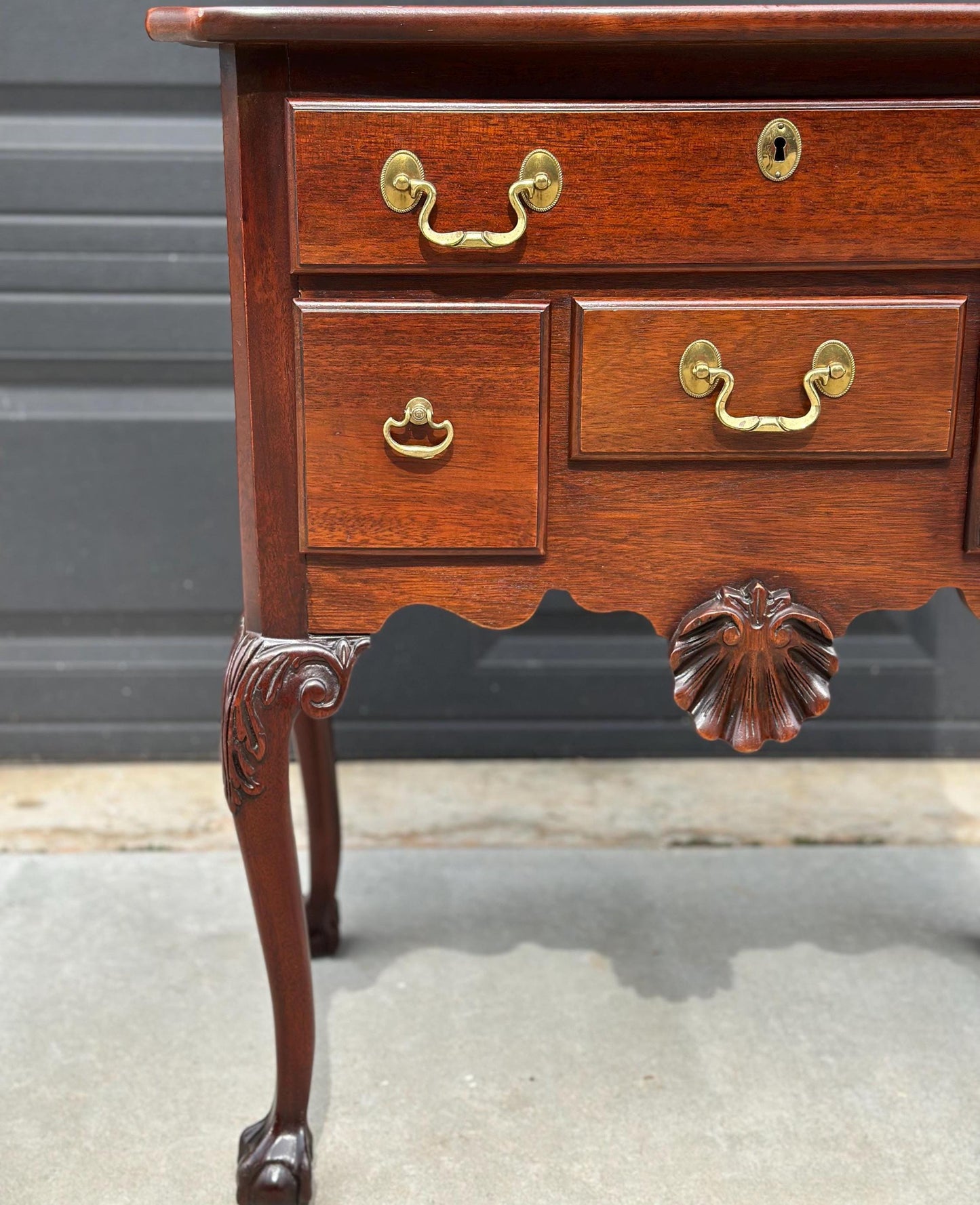 Vintage Link Taylor Mahogany Ball & Claw Lowboy Chest