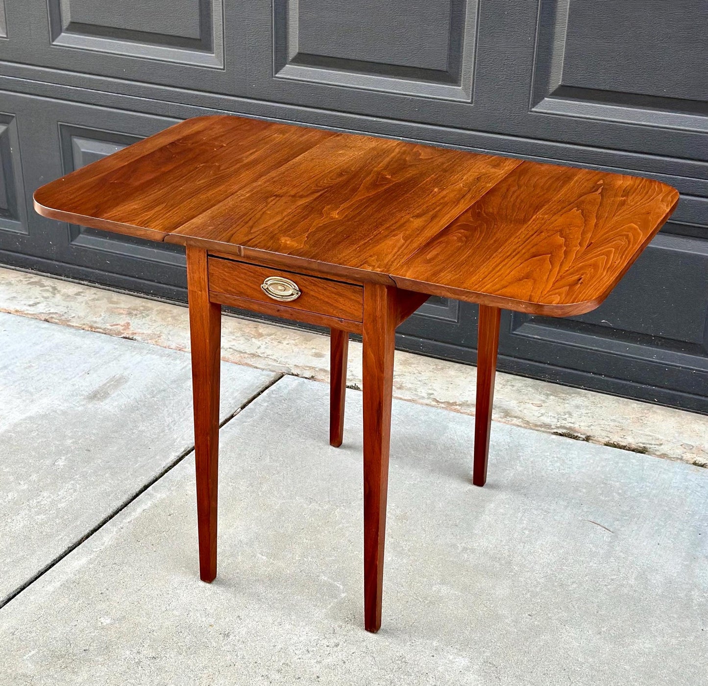 Antique Solid Cherry Pembroke Drop Leaf Table