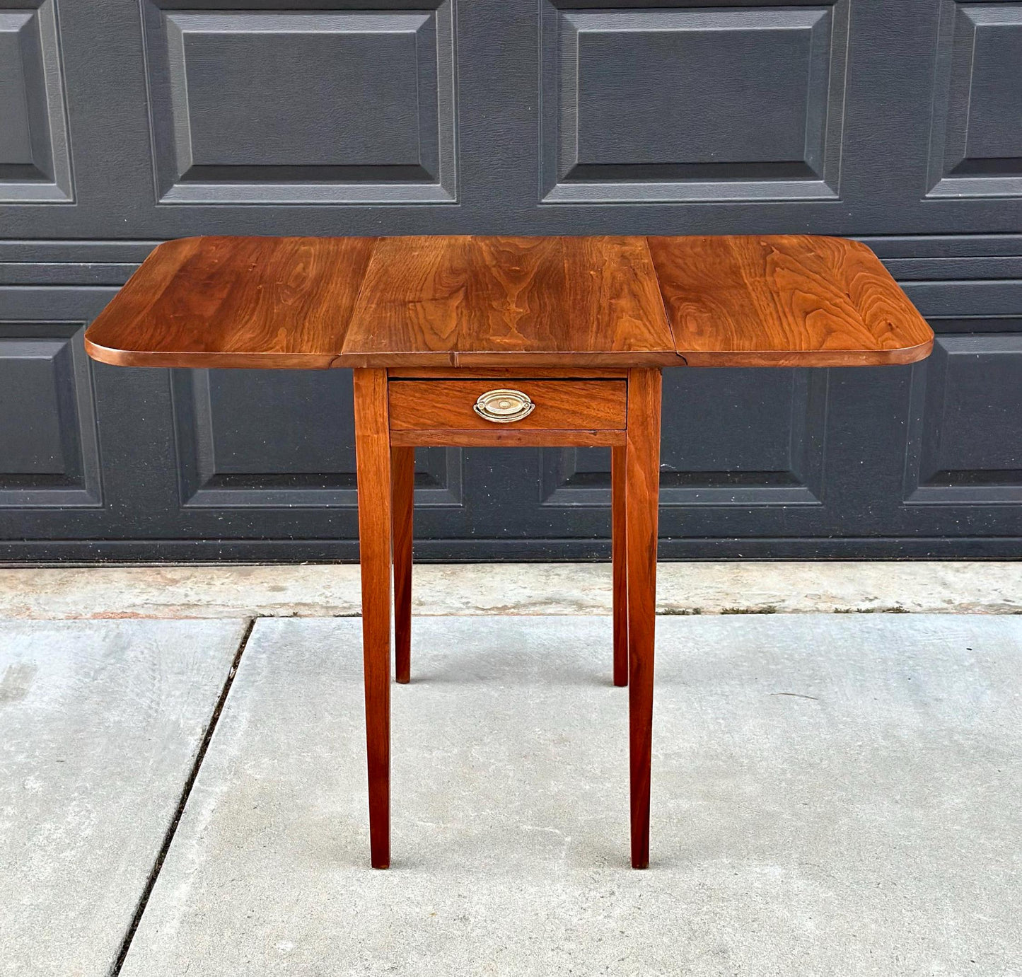Antique Solid Cherry Pembroke Drop Leaf Table