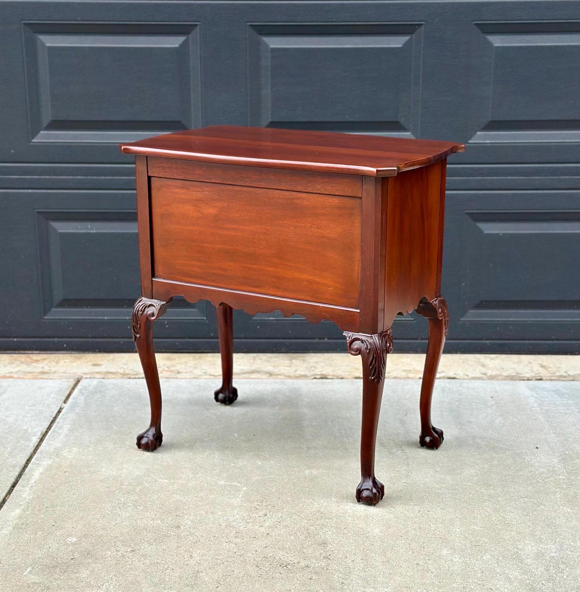 Vintage Link Taylor Mahogany Ball & Claw Lowboy Chest