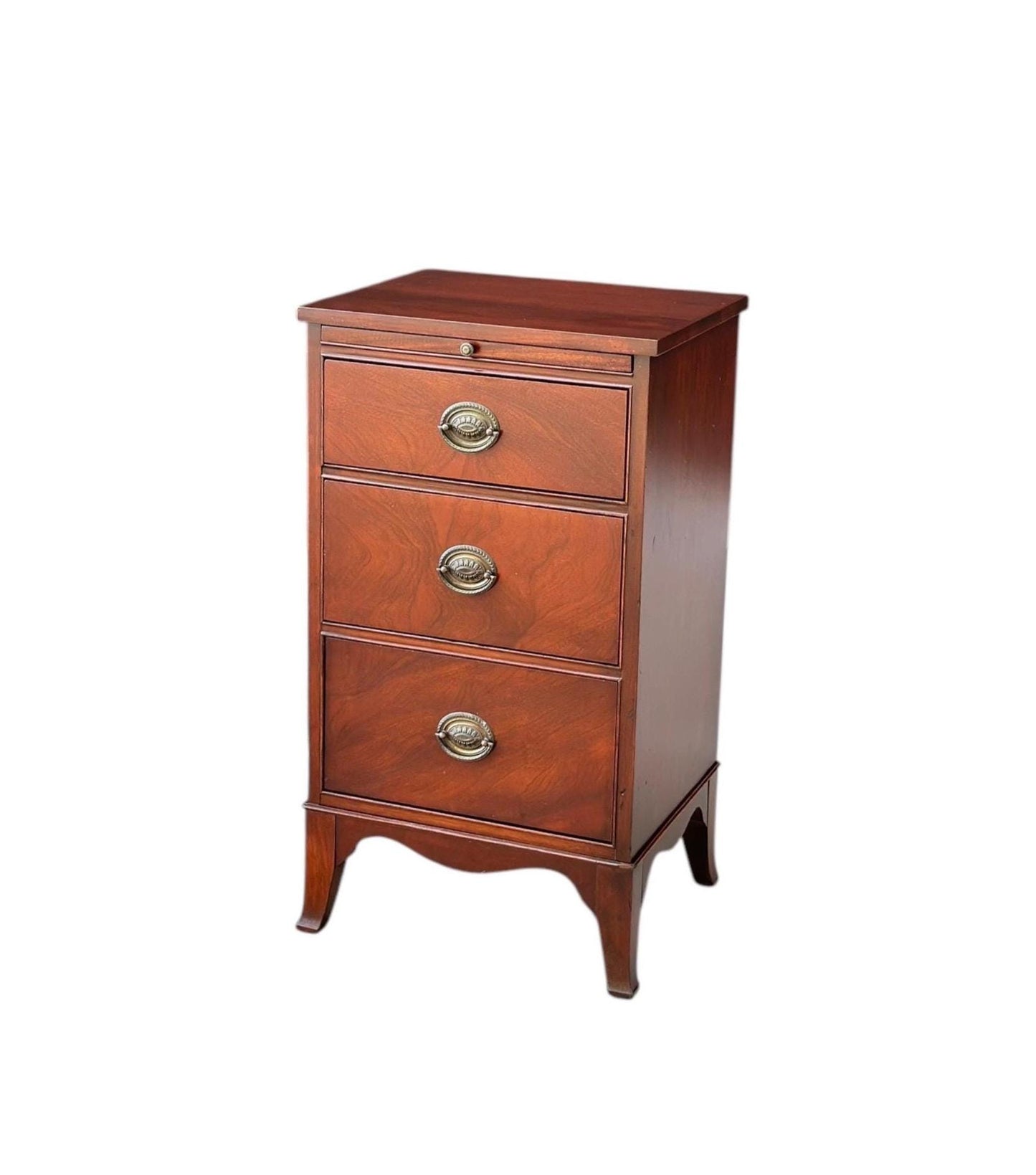 Vintage 1960's Thomasville 3 Drawer Mahogany Nightstand
