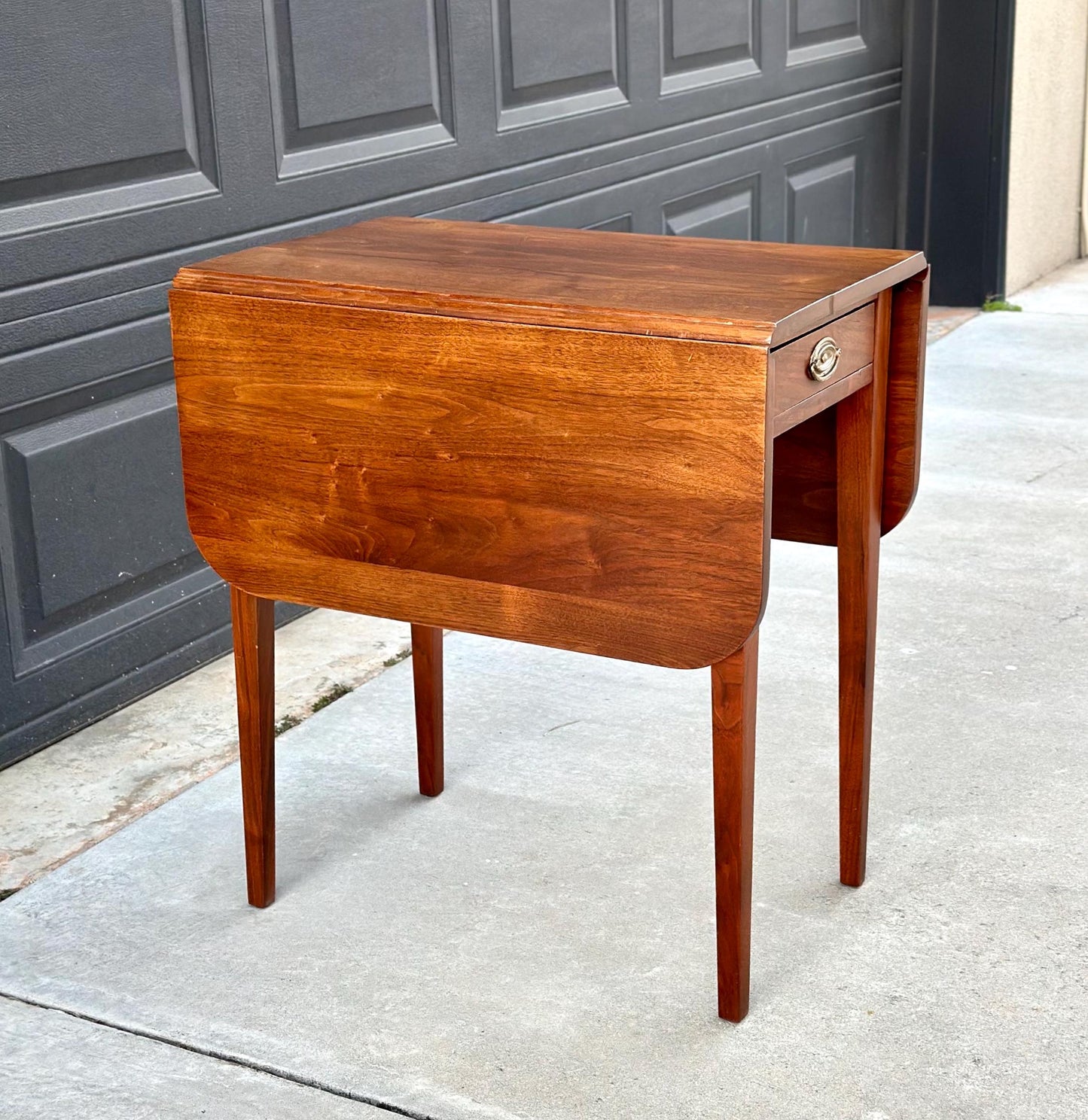 Antique Solid Cherry Pembroke Drop Leaf Table