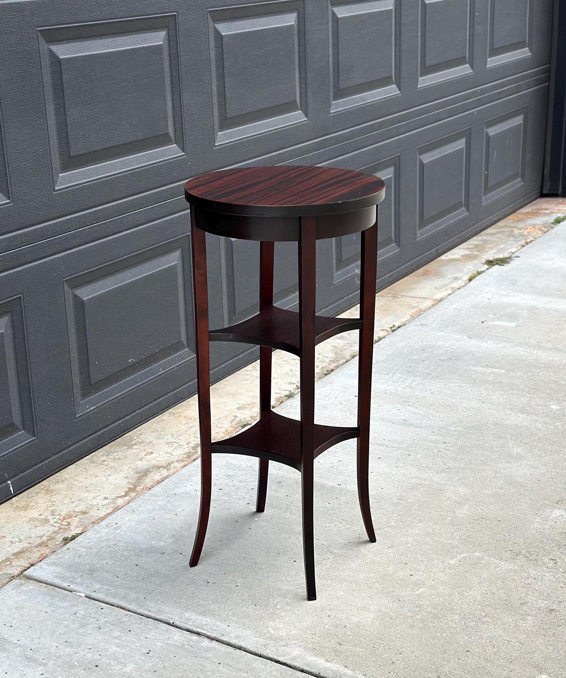 Vintage 1950's Three Tier Mahogany Side Table