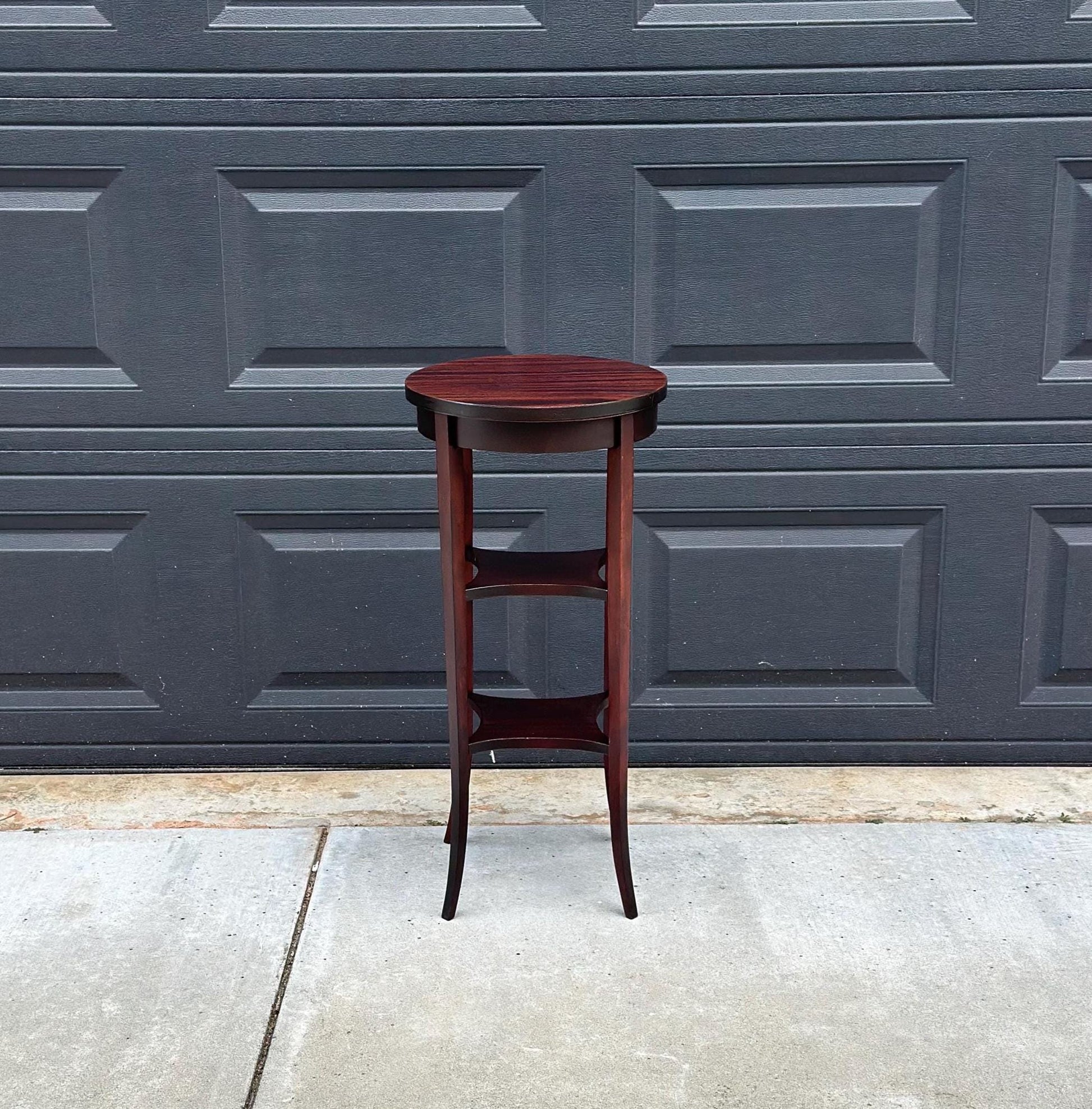 Vintage 1950's Three Tier Mahogany Side Table