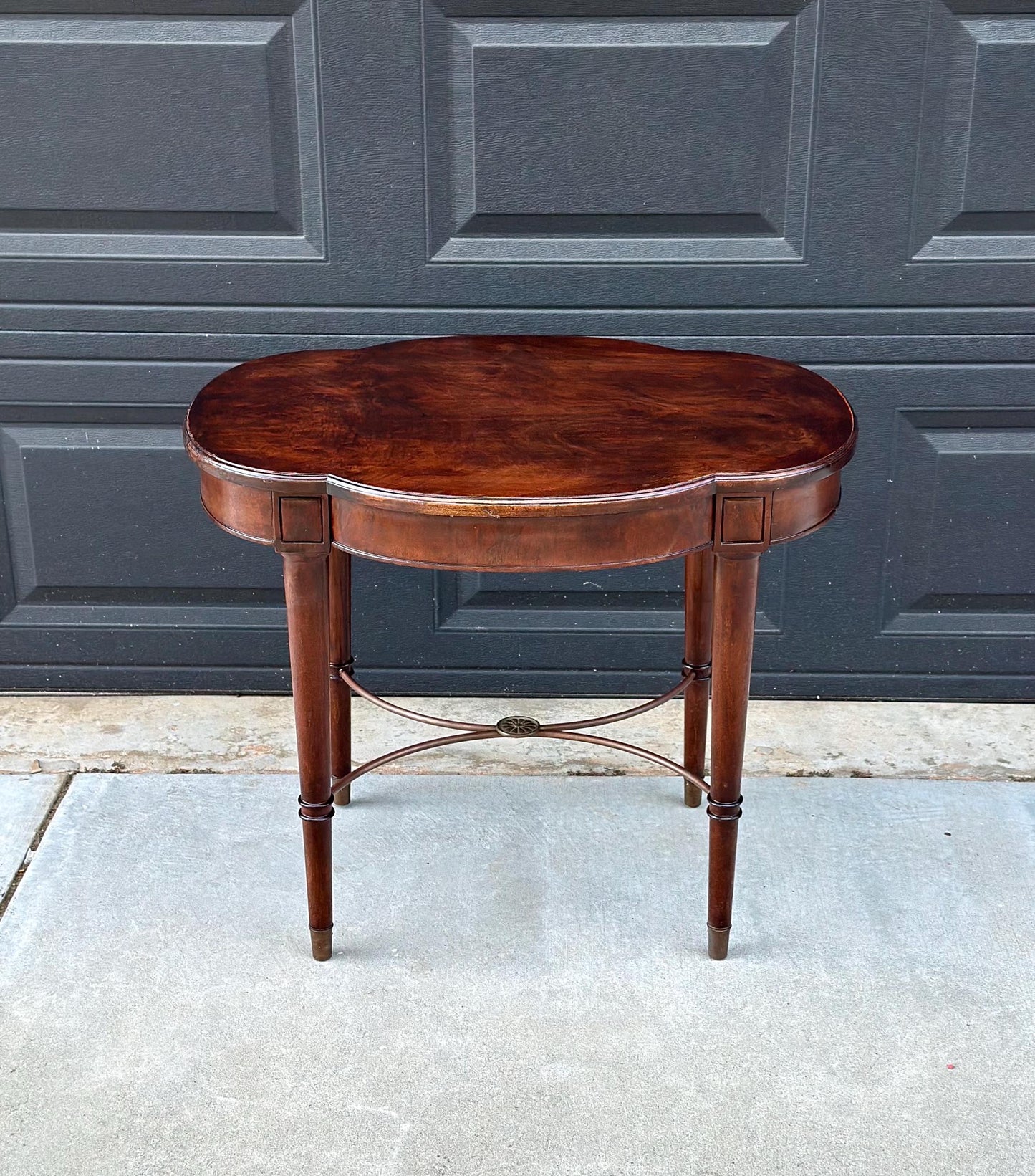 Early 1900's Solid Burl Wood Side Table