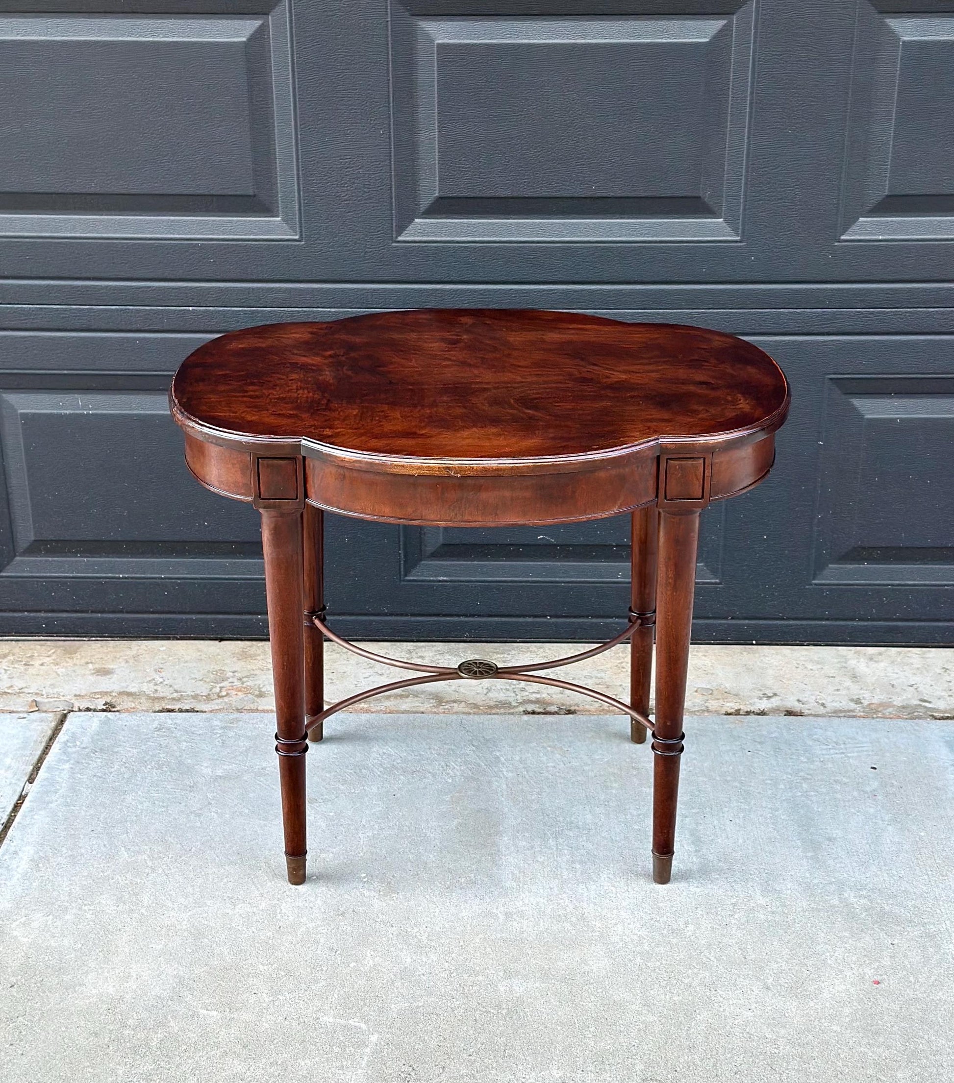 Early 1900's Solid Burl Wood Side Table