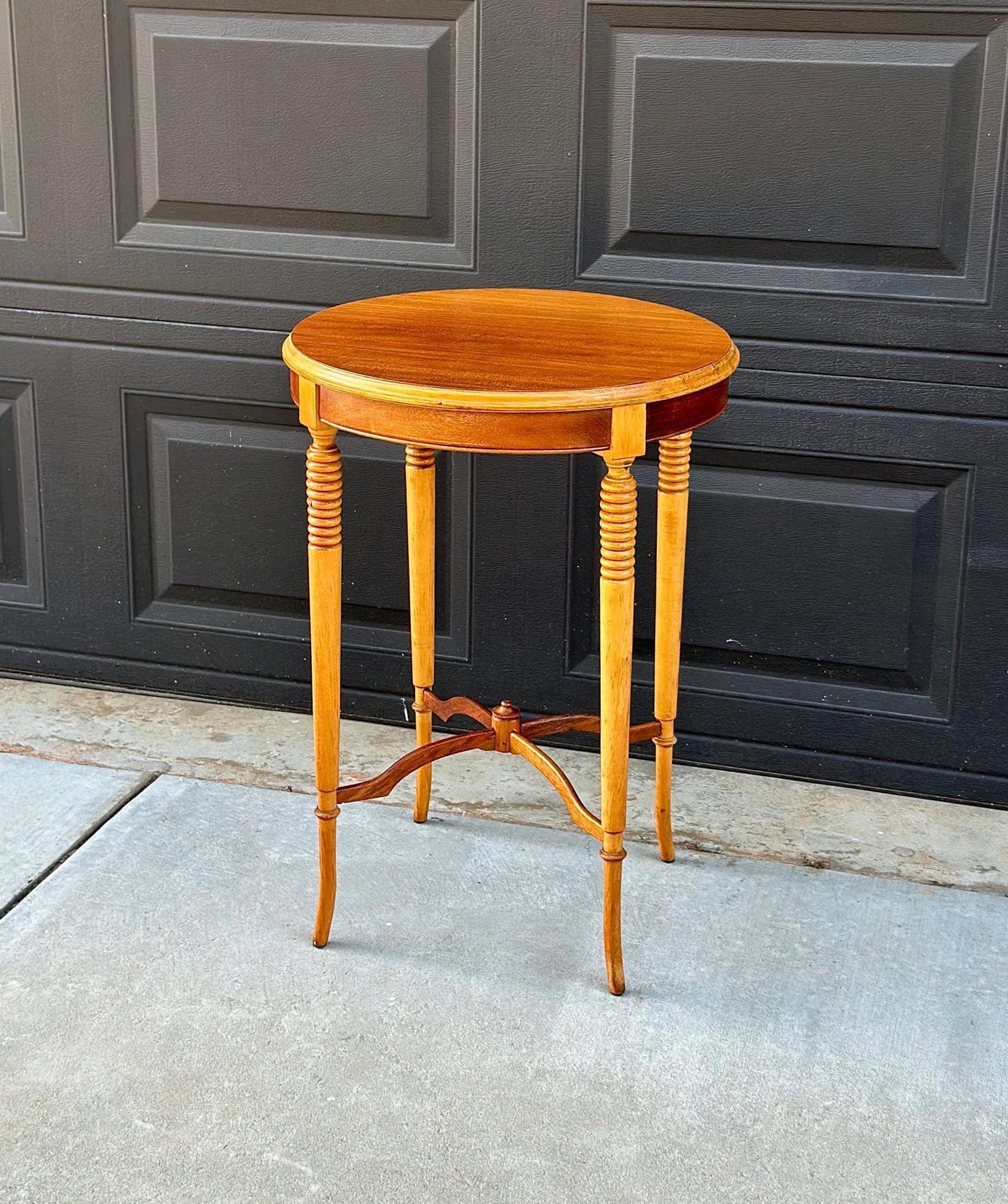 Antique 1890's Louis XVI Maple Side Table