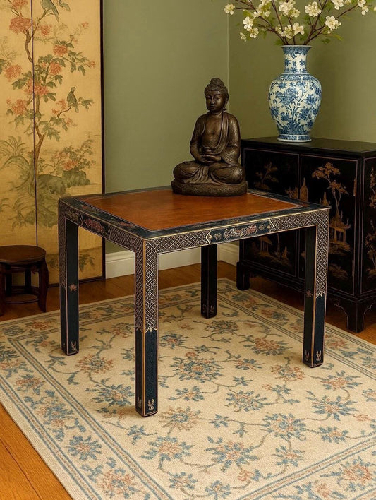 Vintage 1970's Chinoiserie Side Table