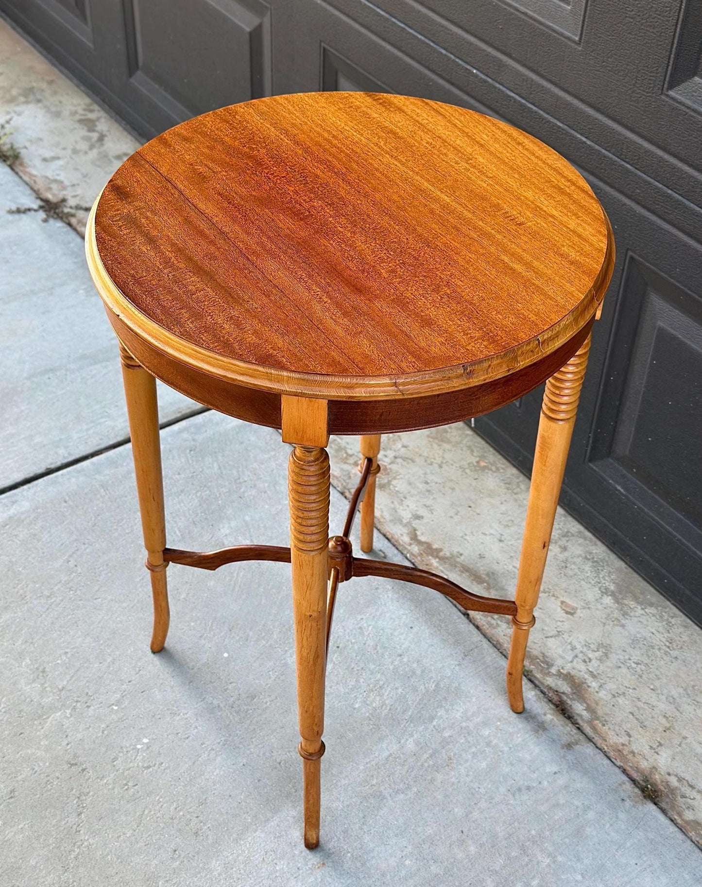 Antique 1890's Louis XVI Maple Side Table