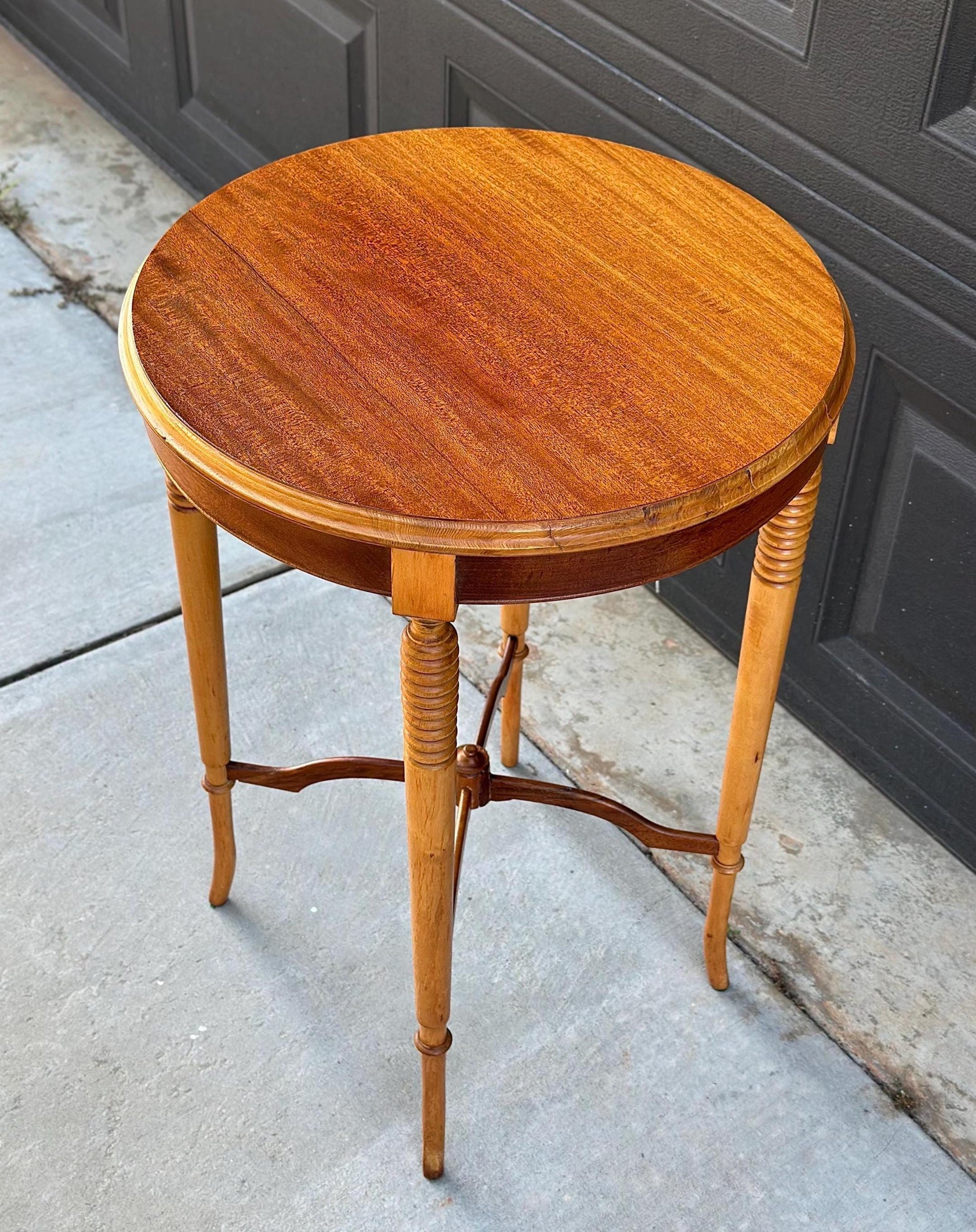 Antique 1890's Louis XVI Maple Side Table