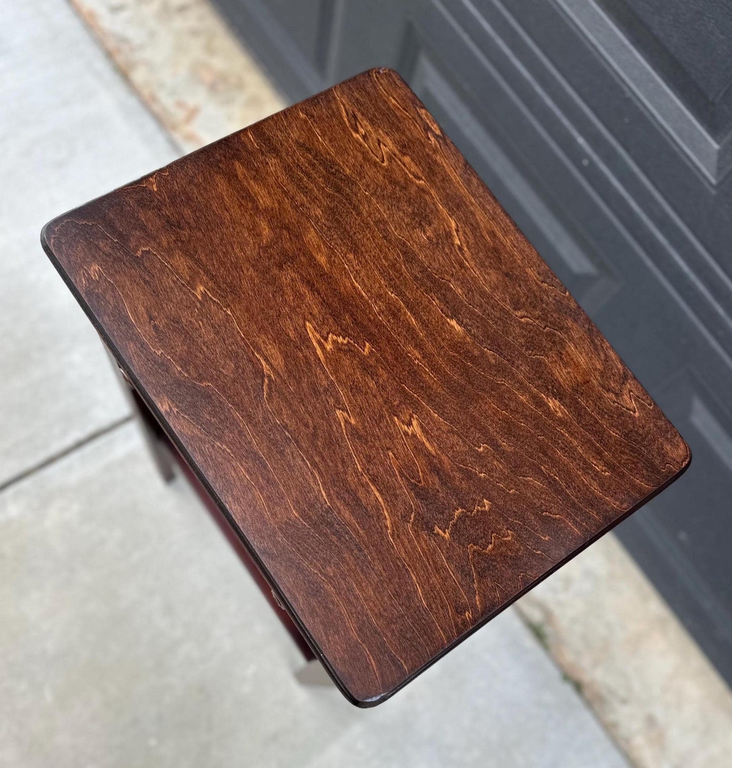 Vintage Mid 1900's Solid Wood Mahogany Side Table