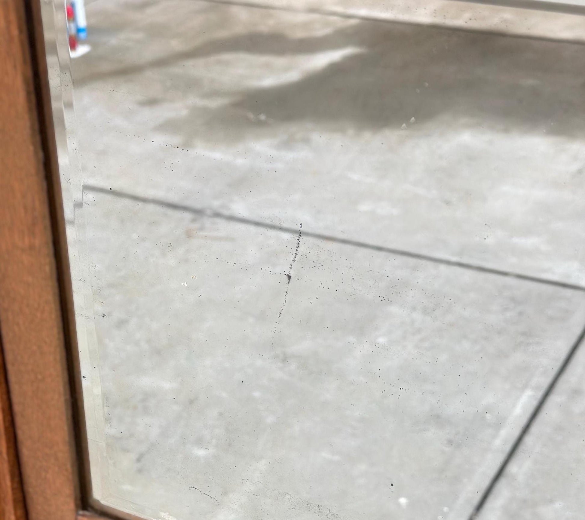 Antique Early 1900's Solid Wood Tiger Oak Washstand on Casters