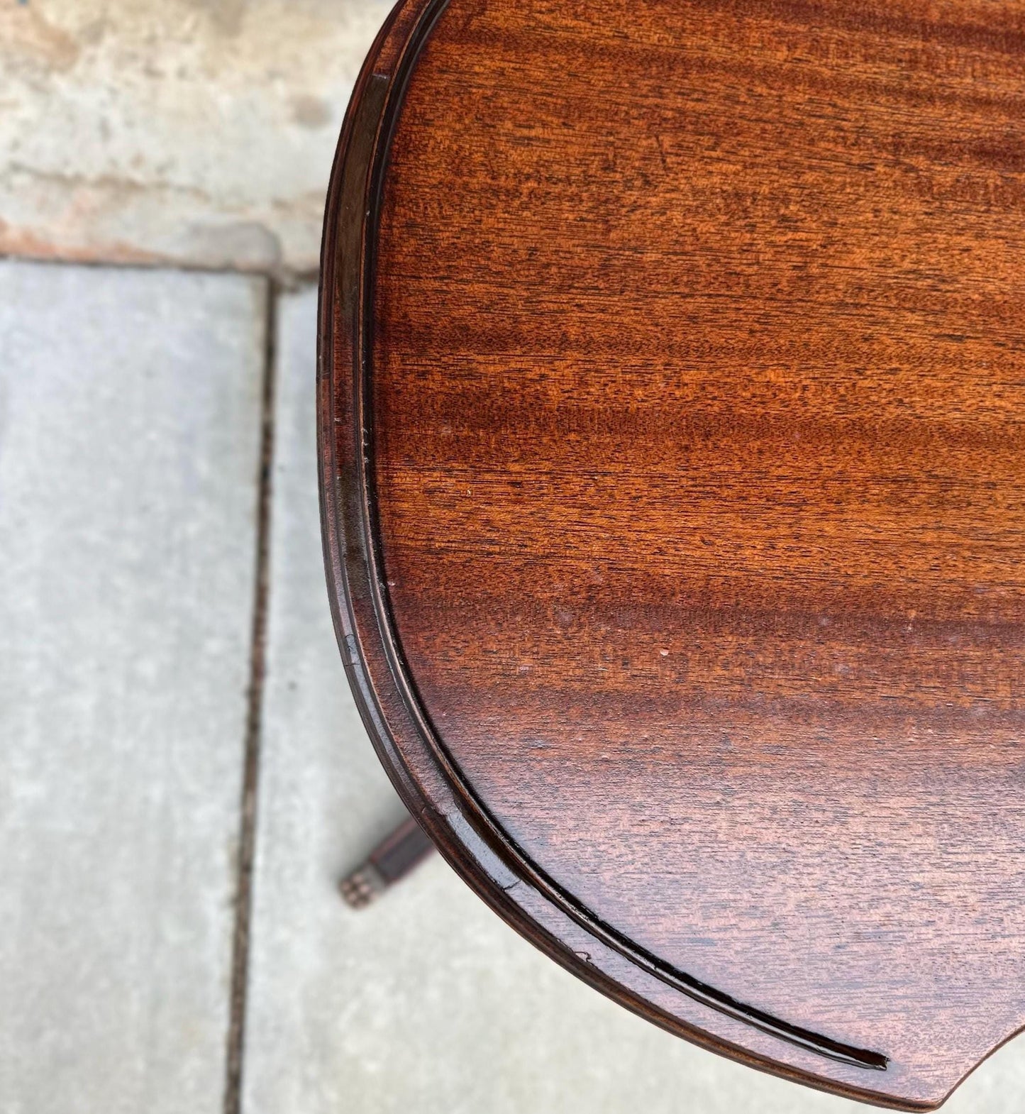 Antique Early 1900's Federal Mahogany Wood Single Drawer Coffee Table