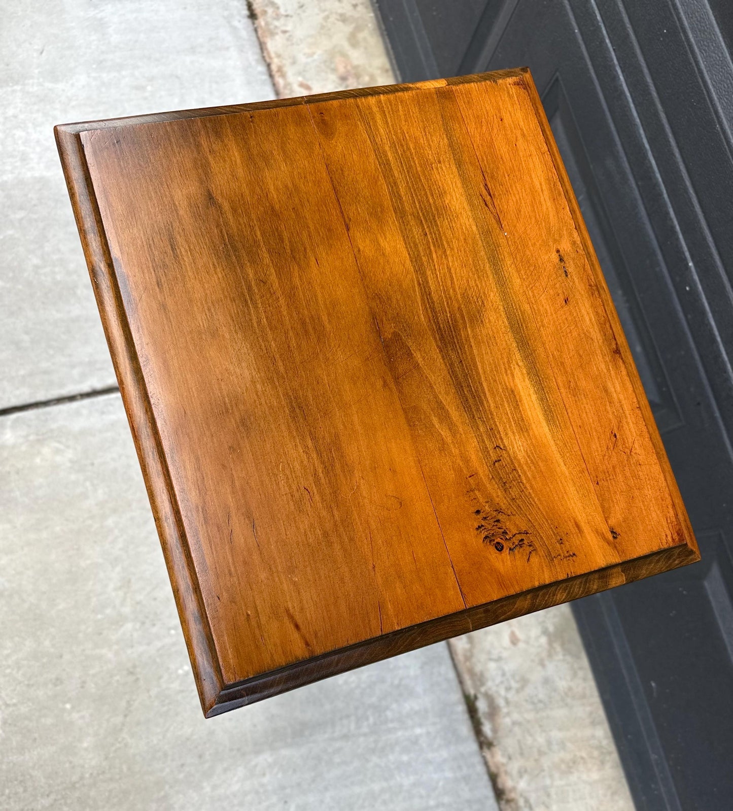 Antique Late 1800's Solid Wood Single Drawer Cherry Side Table
