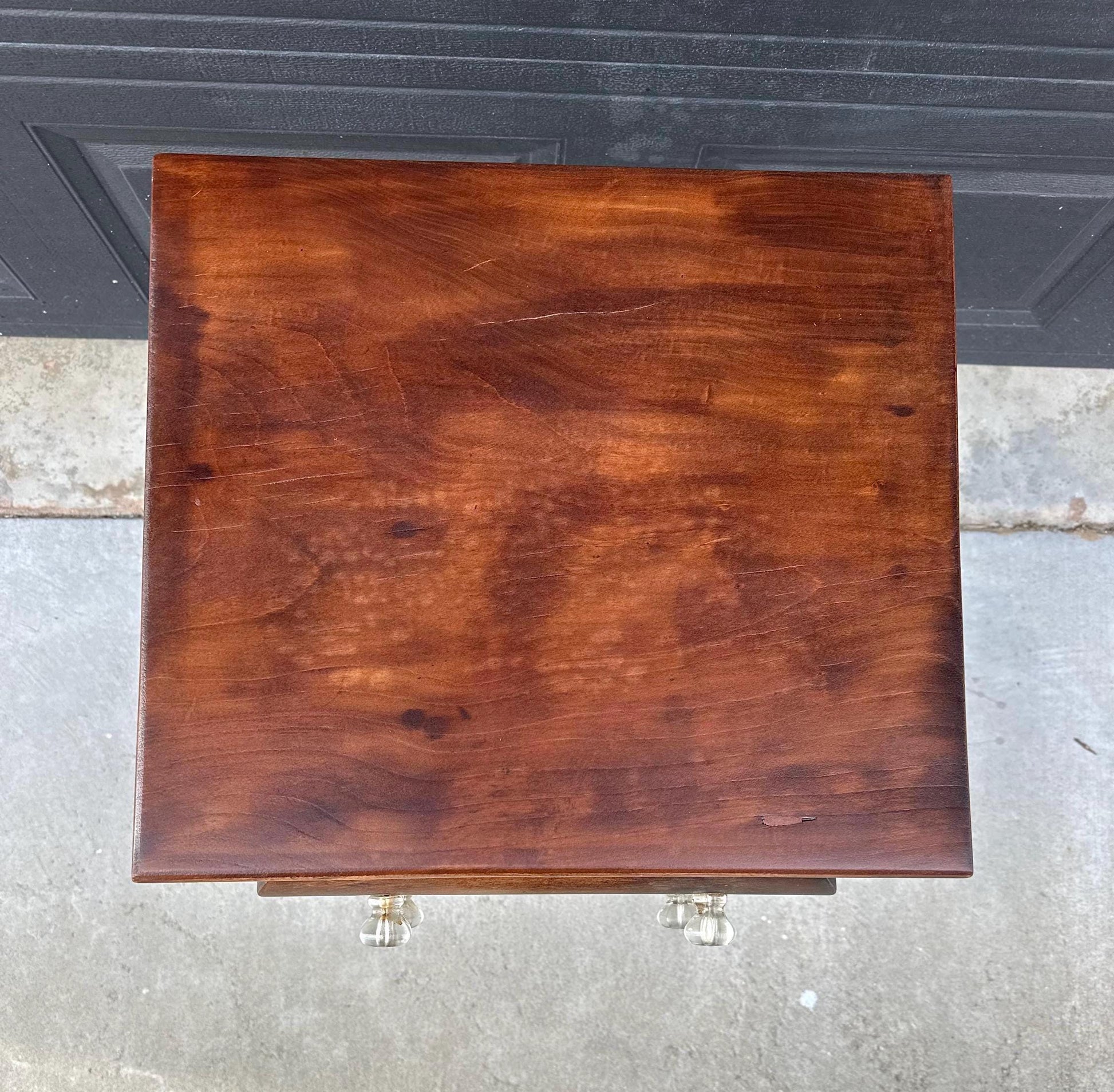 Antique Late 1800's Solid Wood Federal Walnut End Table