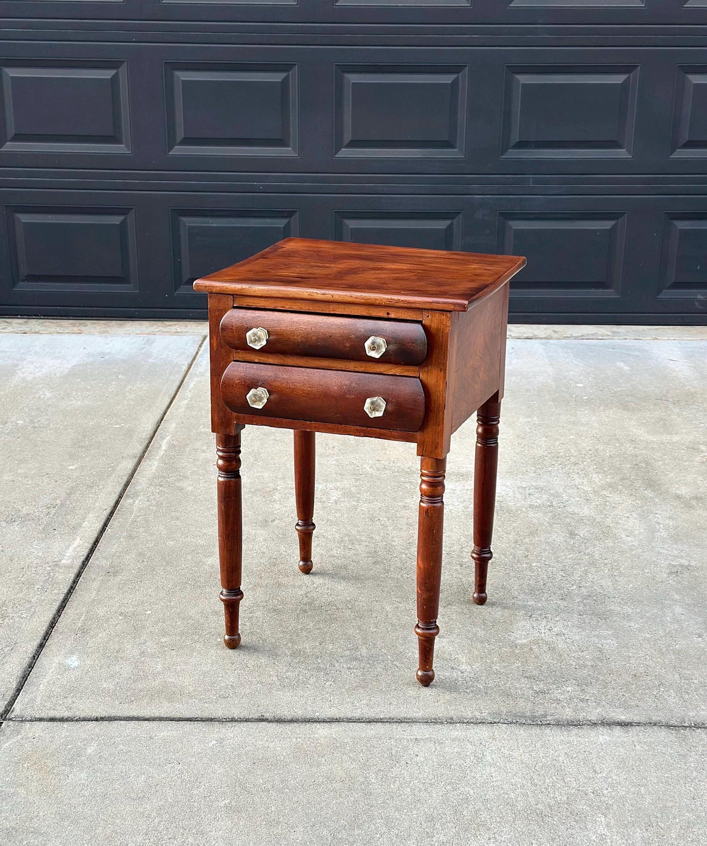 Antique Late 1800's Solid Wood Federal Walnut End Table