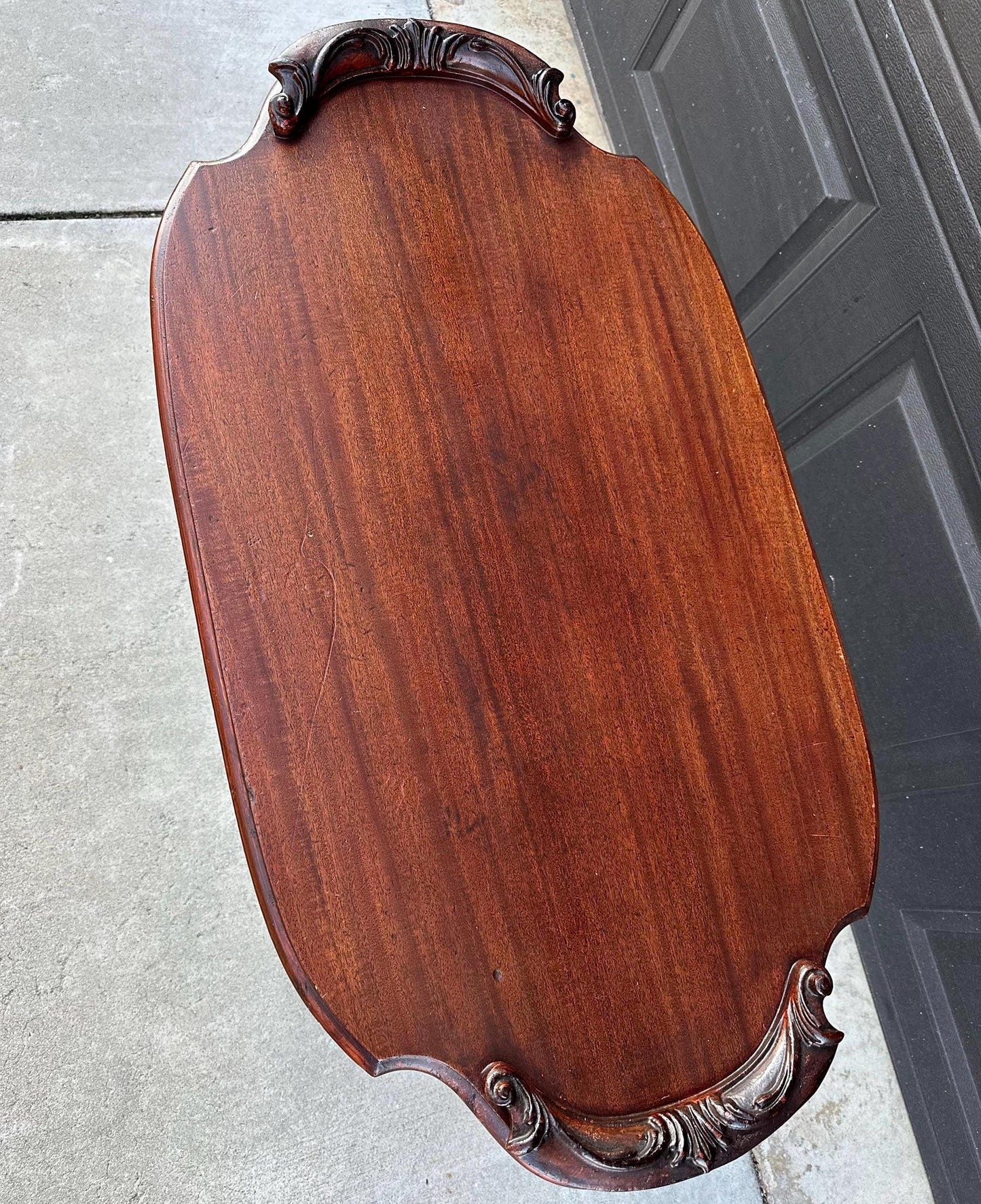 Antique Early 1900's Victorian Mahogany Wood Coffee Table