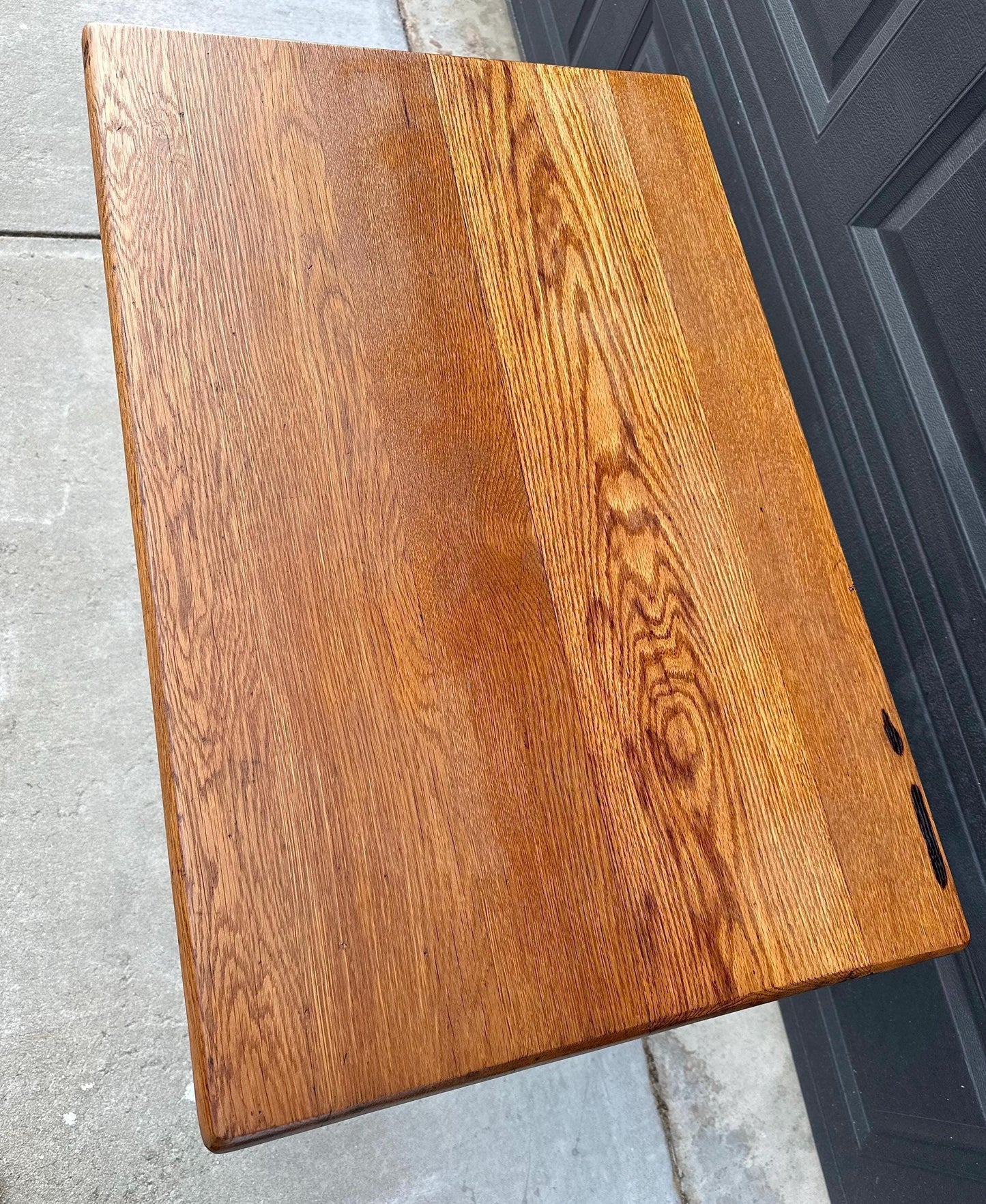 Antique Early 1900's Arts & Crafts Solid Wood Single Drawer Oak Table