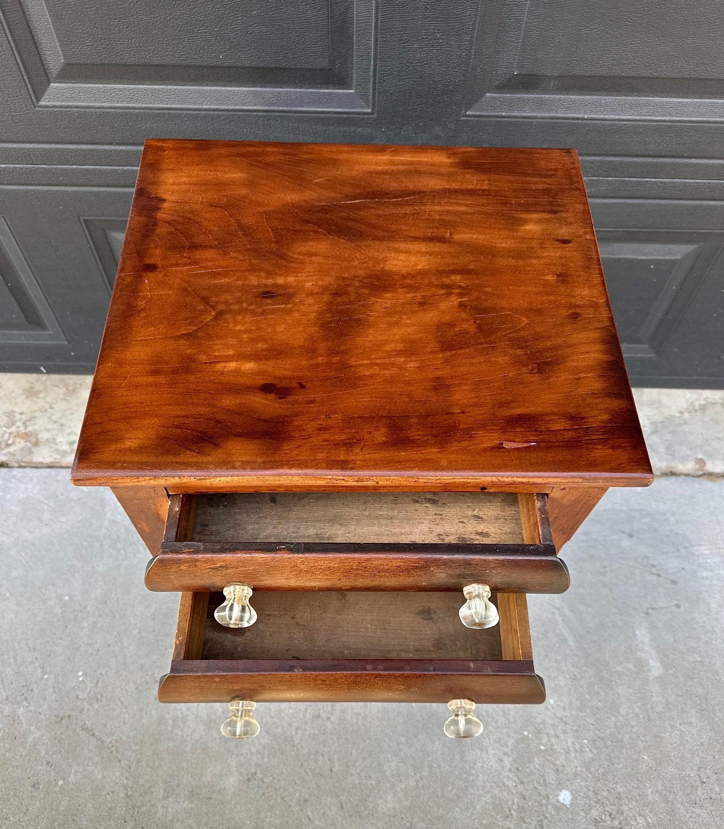 Antique Late 1800's Solid Wood Federal Walnut End Table