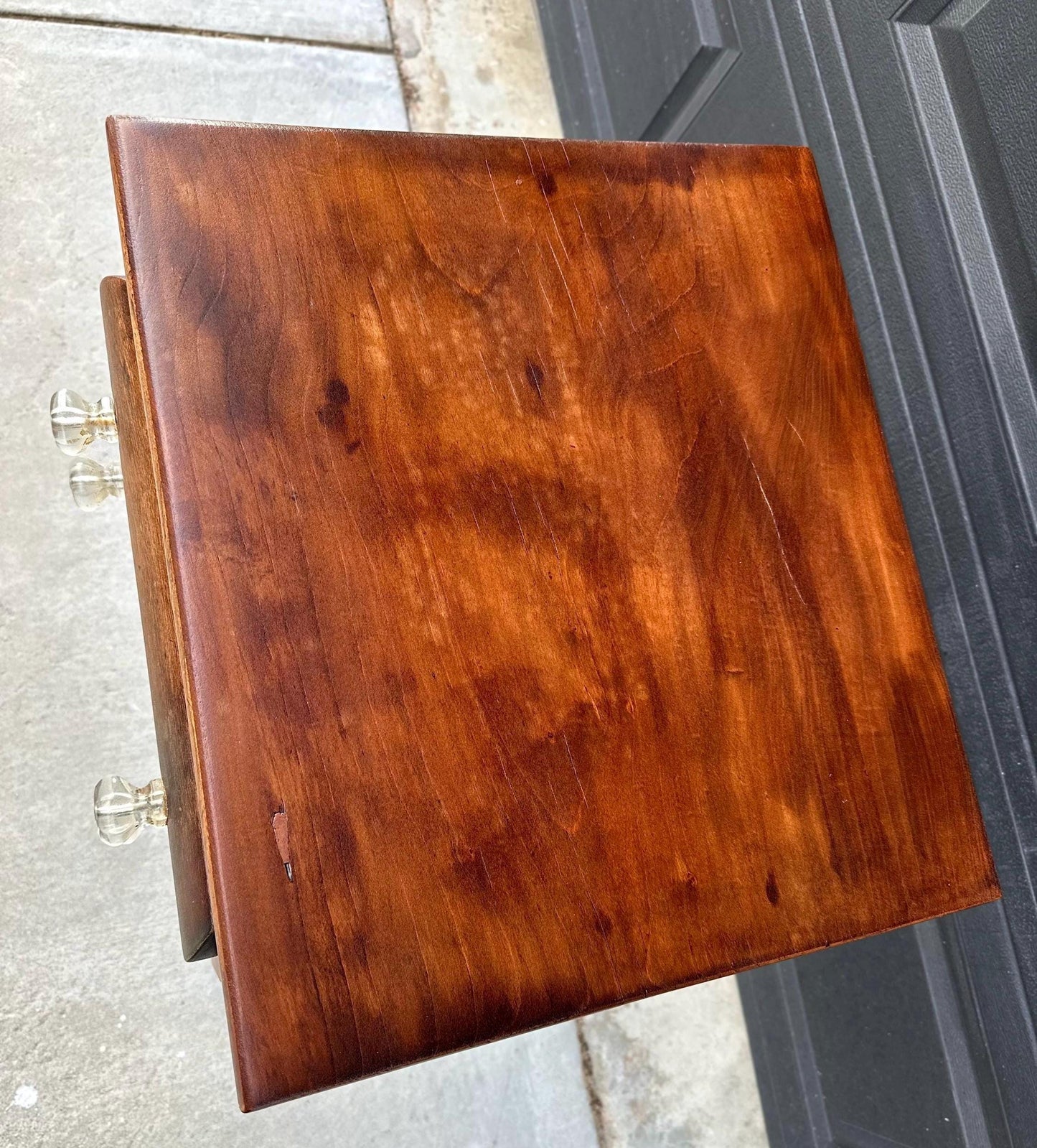 Antique Late 1800's Solid Wood Federal Walnut End Table