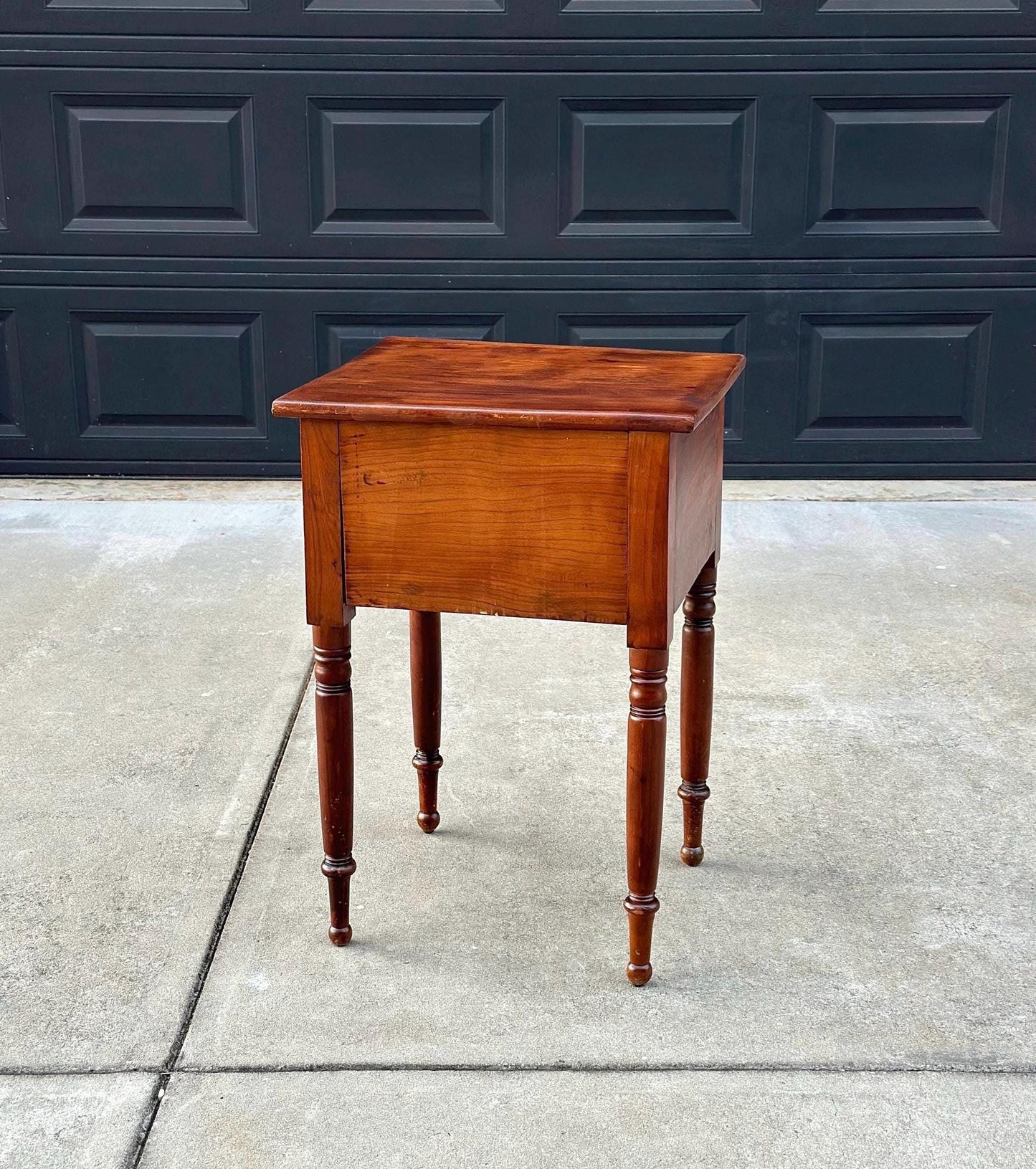 Antique Late 1800's Solid Wood Federal Walnut End Table