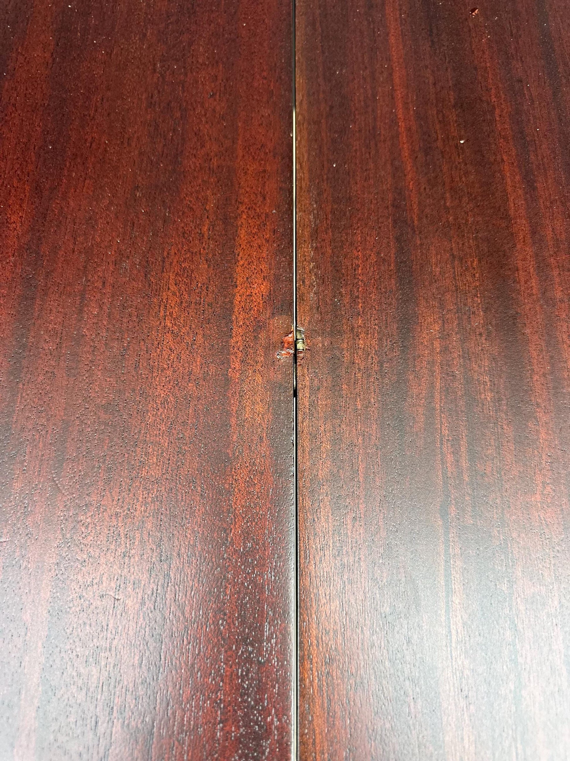 Vintage Early 1900's Mahogany Folding Flip Top Game Table - Wood Queen Anne Hall Table