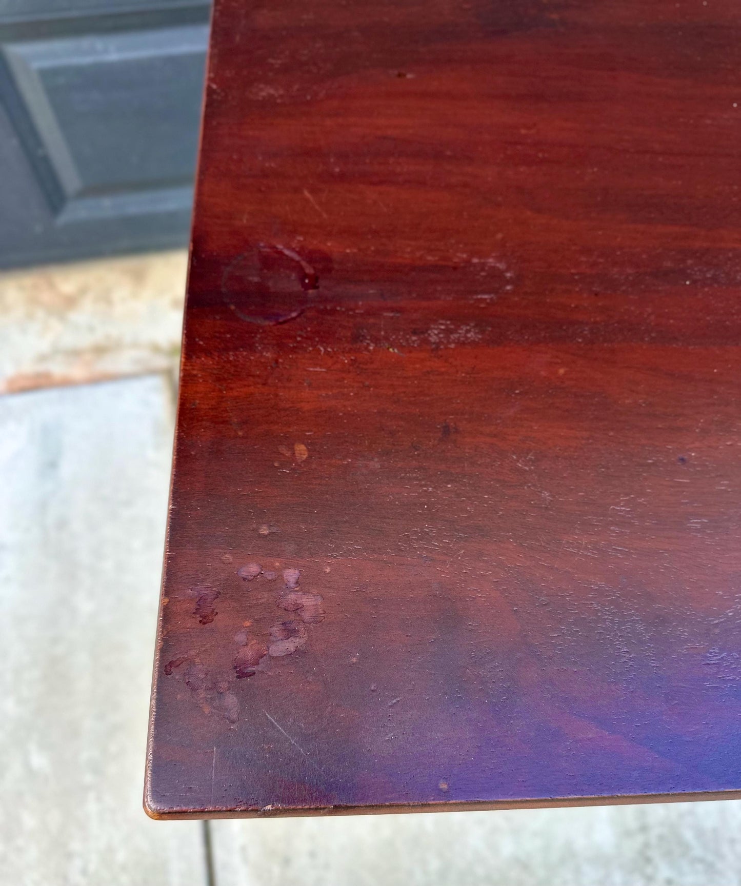 Antique Early 20th C Three Drawer Carved Solid Mahogany Wood Storage End Tables - a Pair