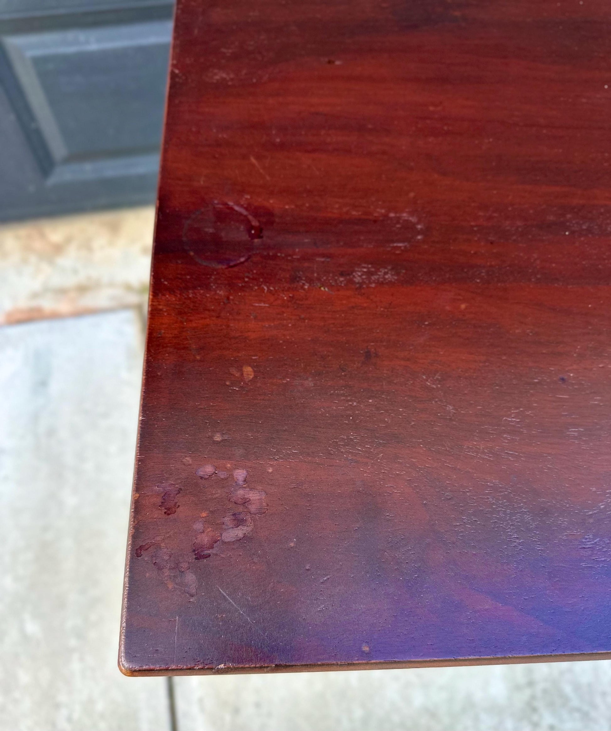 Antique Early 20th C Three Drawer Carved Solid Mahogany Wood Storage End Tables - a Pair