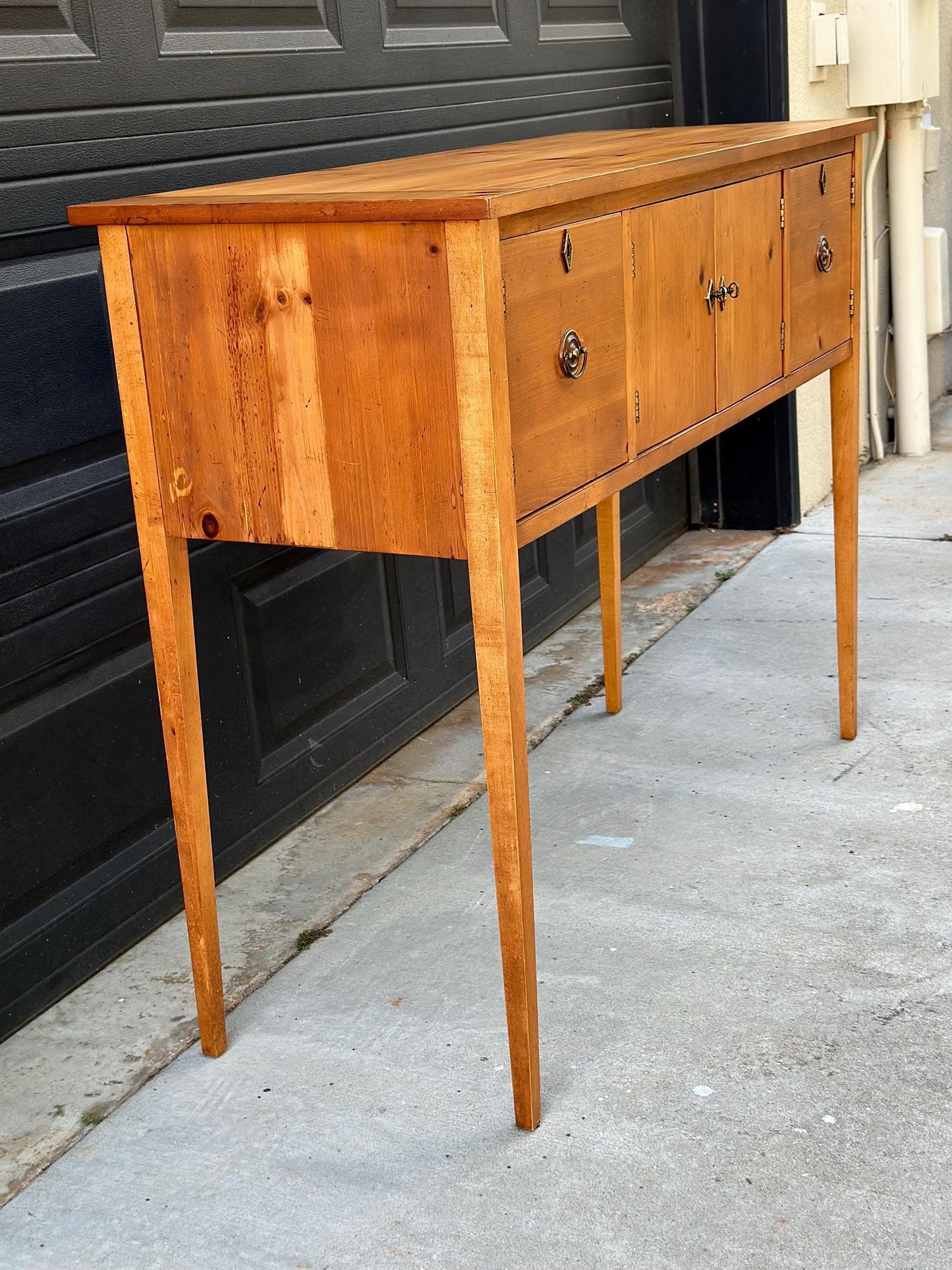 Vintage Lane Solid Pine Wood Huntboard Console Cabinet | Museum of American Folk Art