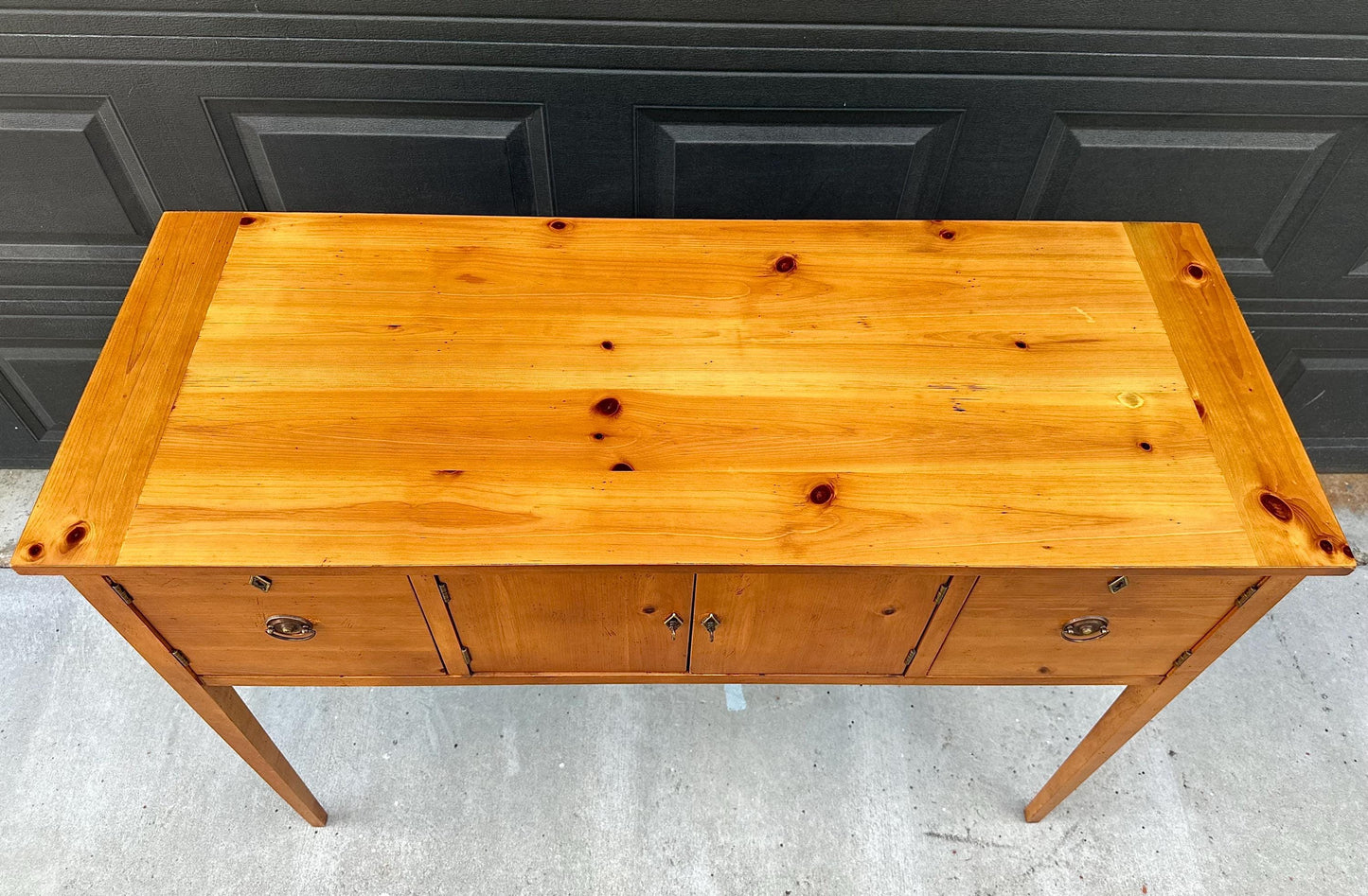 Vintage Lane Solid Pine Wood Huntboard Console Cabinet | Museum of American Folk Art