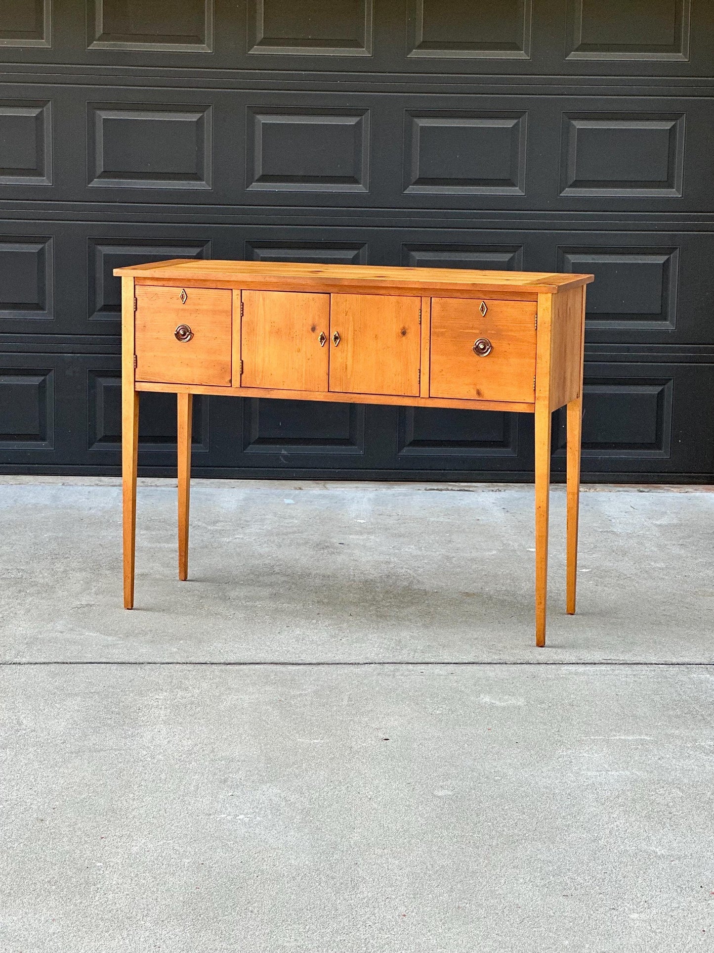 Vintage Lane Solid Pine Wood Huntboard Console Cabinet | Museum of American Folk Art