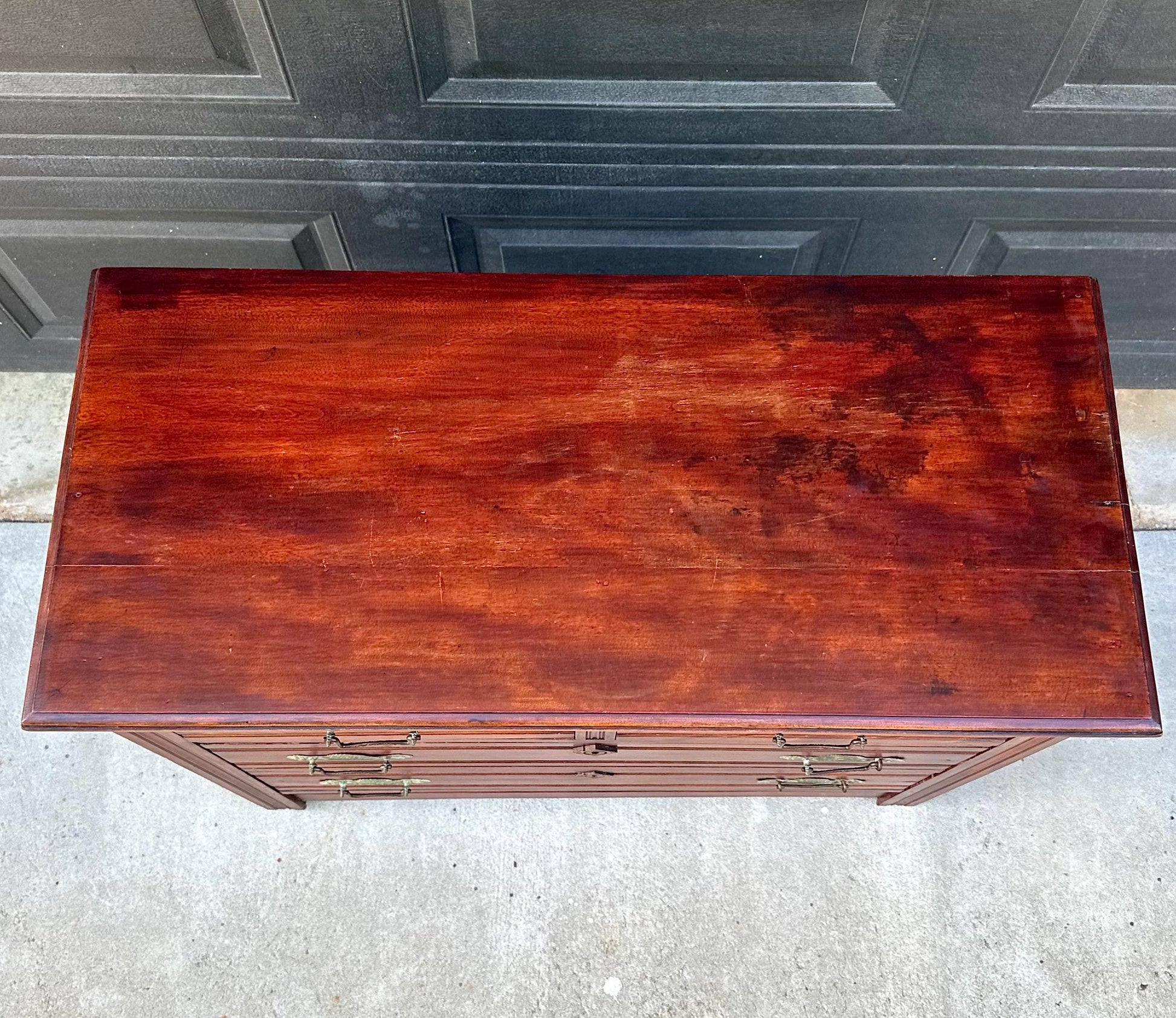 Antique Early 19th Century Solid Maple Chest of Drawers | Eastlake Bachelor Chest Dresser