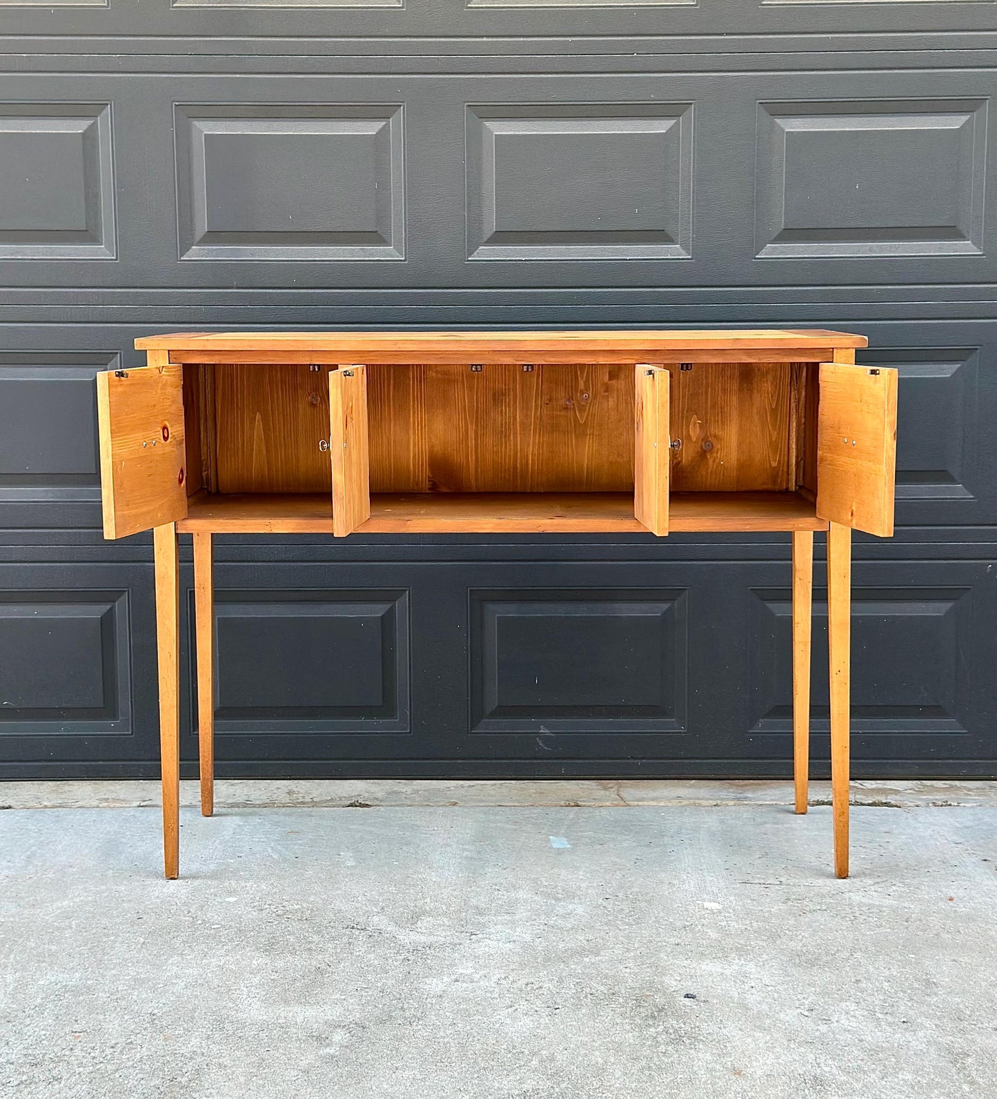 Vintage Lane Solid Pine Wood Huntboard Console Cabinet | Museum of American Folk Art