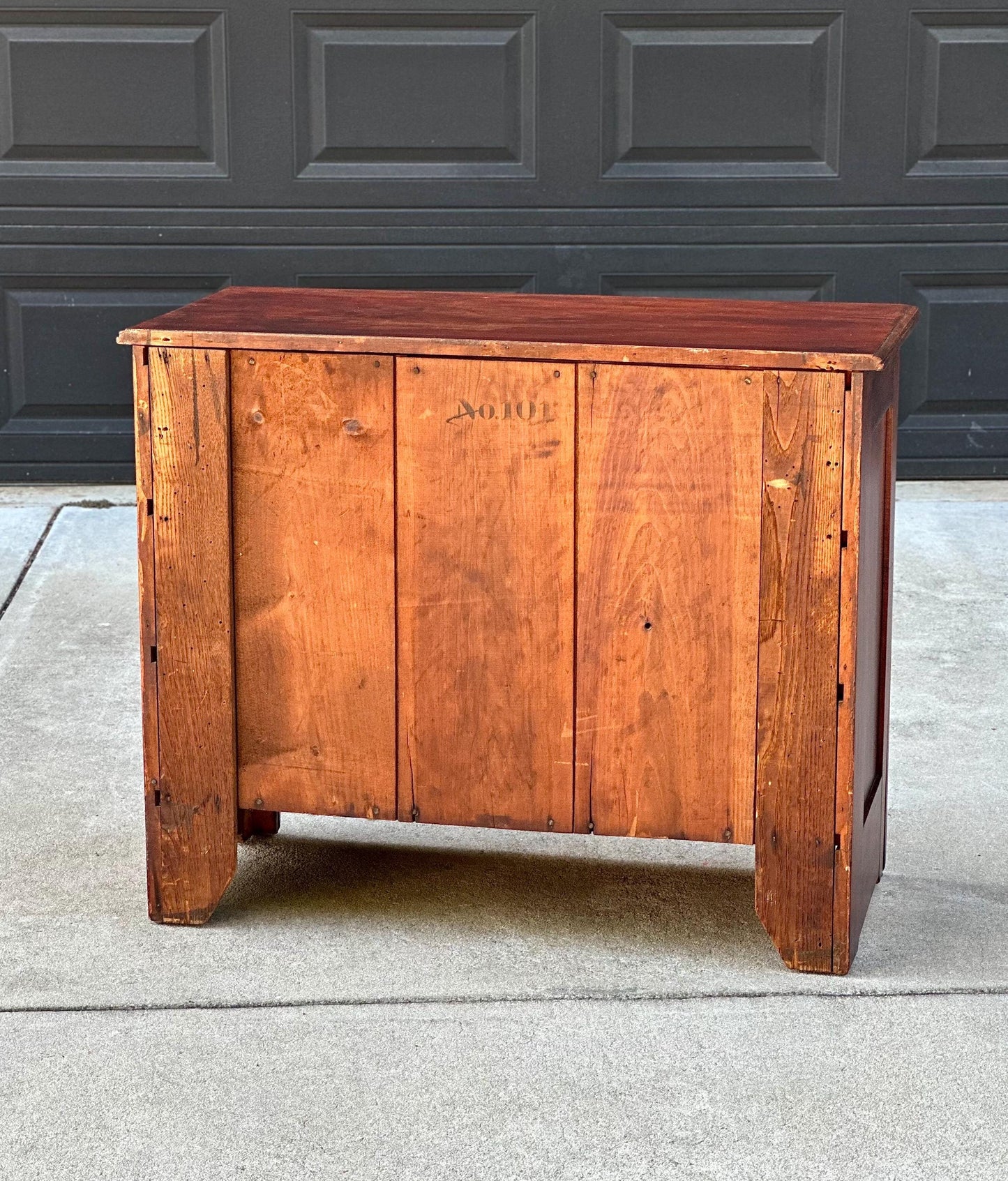 Antique Early 19th Century Solid Maple Chest of Drawers | Eastlake Bachelor Chest Dresser